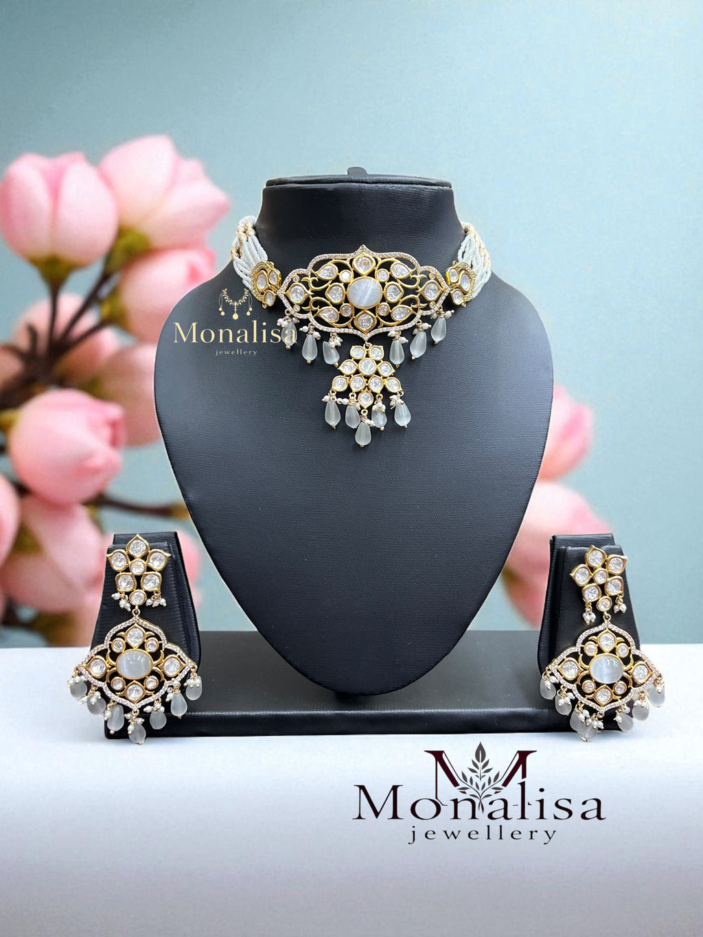 Lavishka Polki Designer Necklace Set