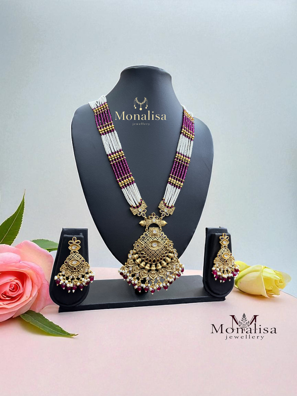 Punita Antique Designer Long Necklace