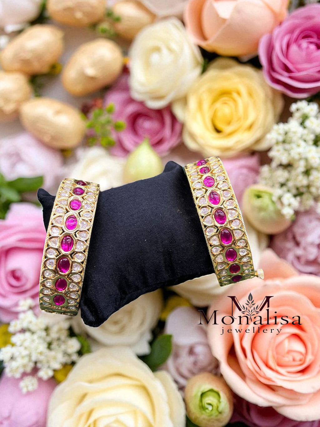 Kajal Polki Designer Bangles