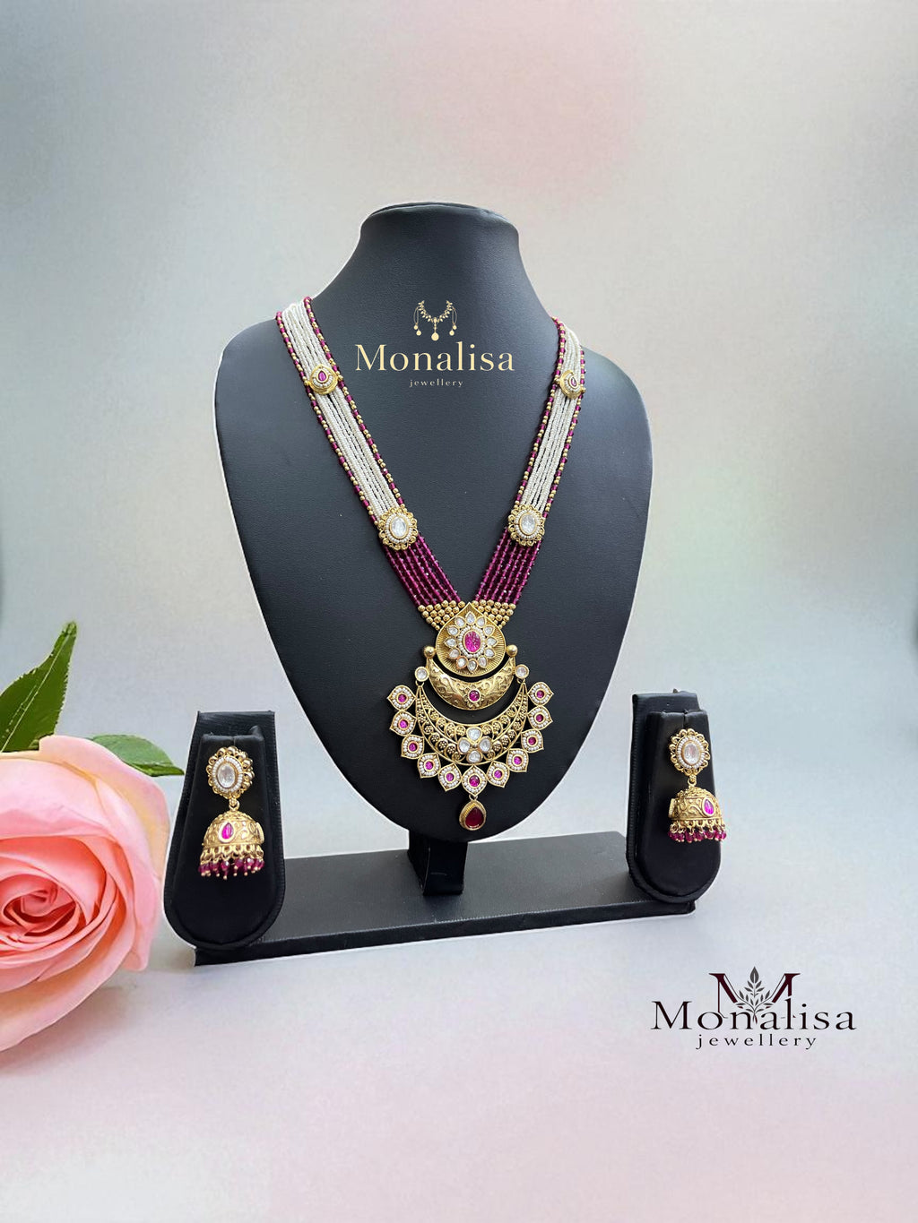 Suvitha Antique Designer Long Necklace