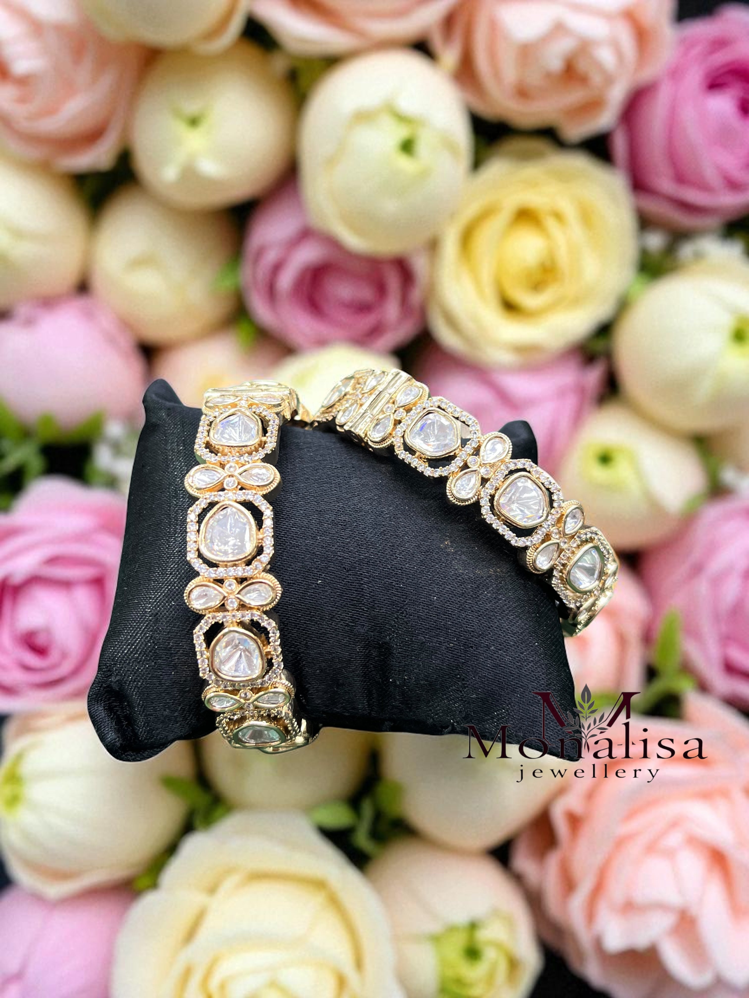 Mayukha Polki Designer Bangles