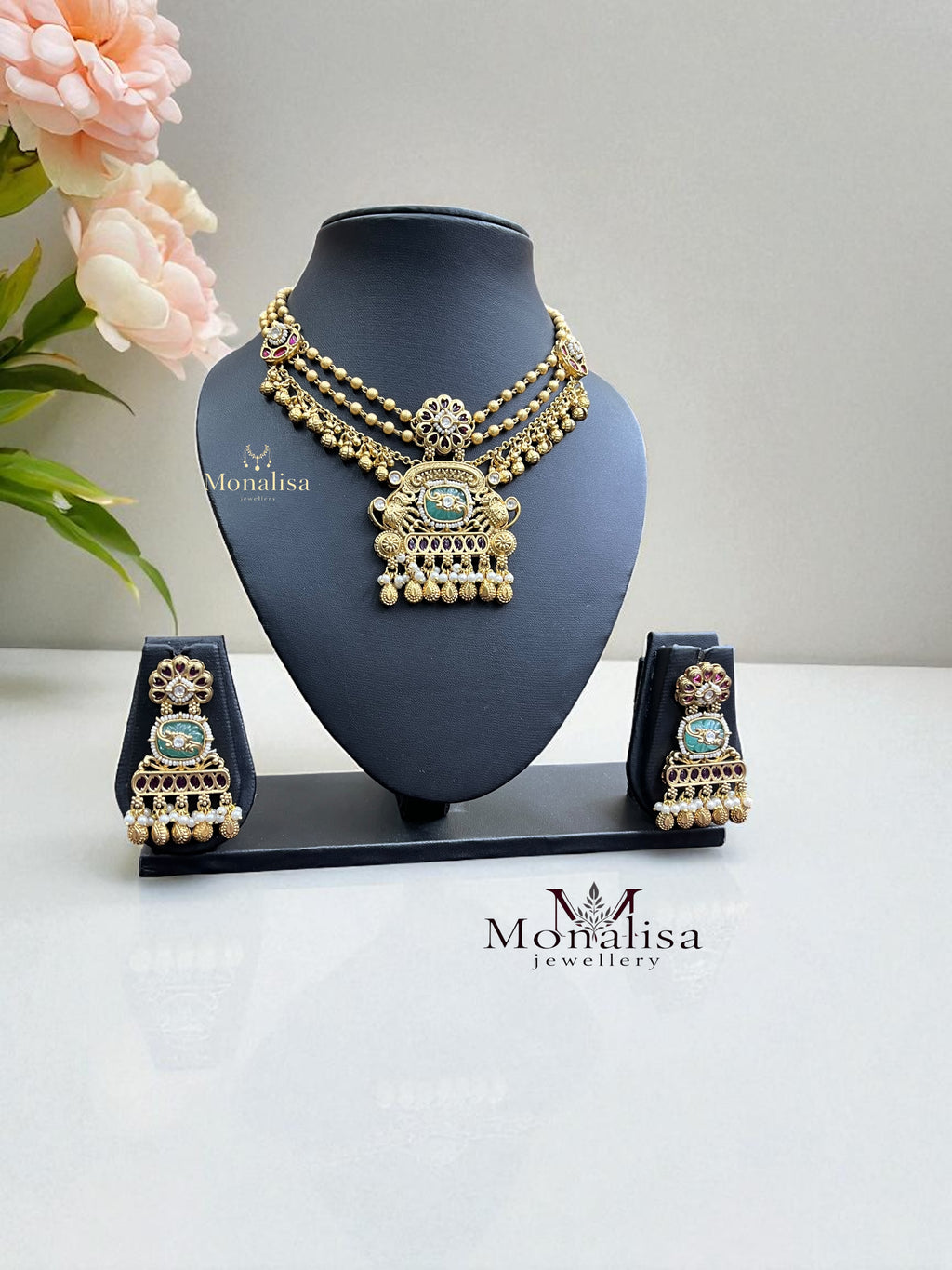 Viva Antique Designer Necklace Set