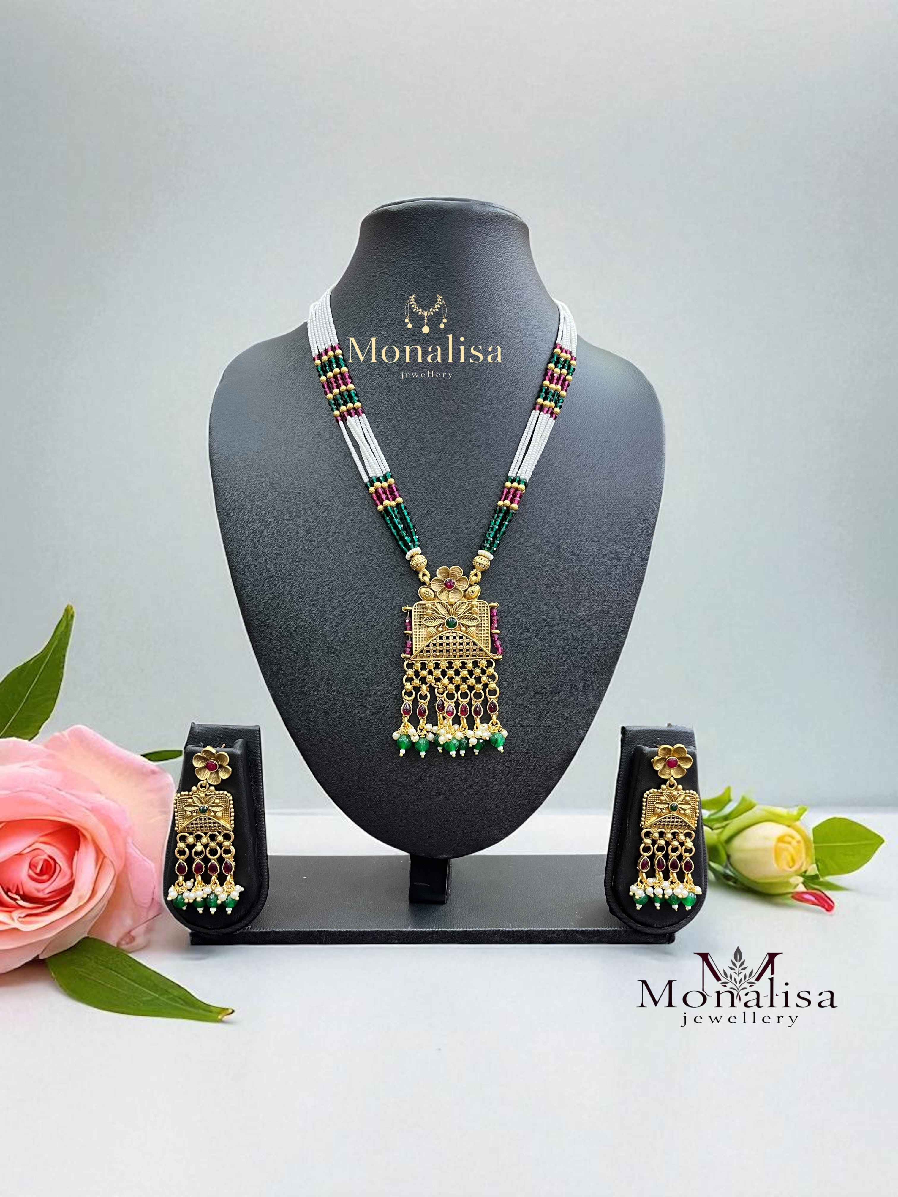 Suneeta Antique Designer Long Necklace