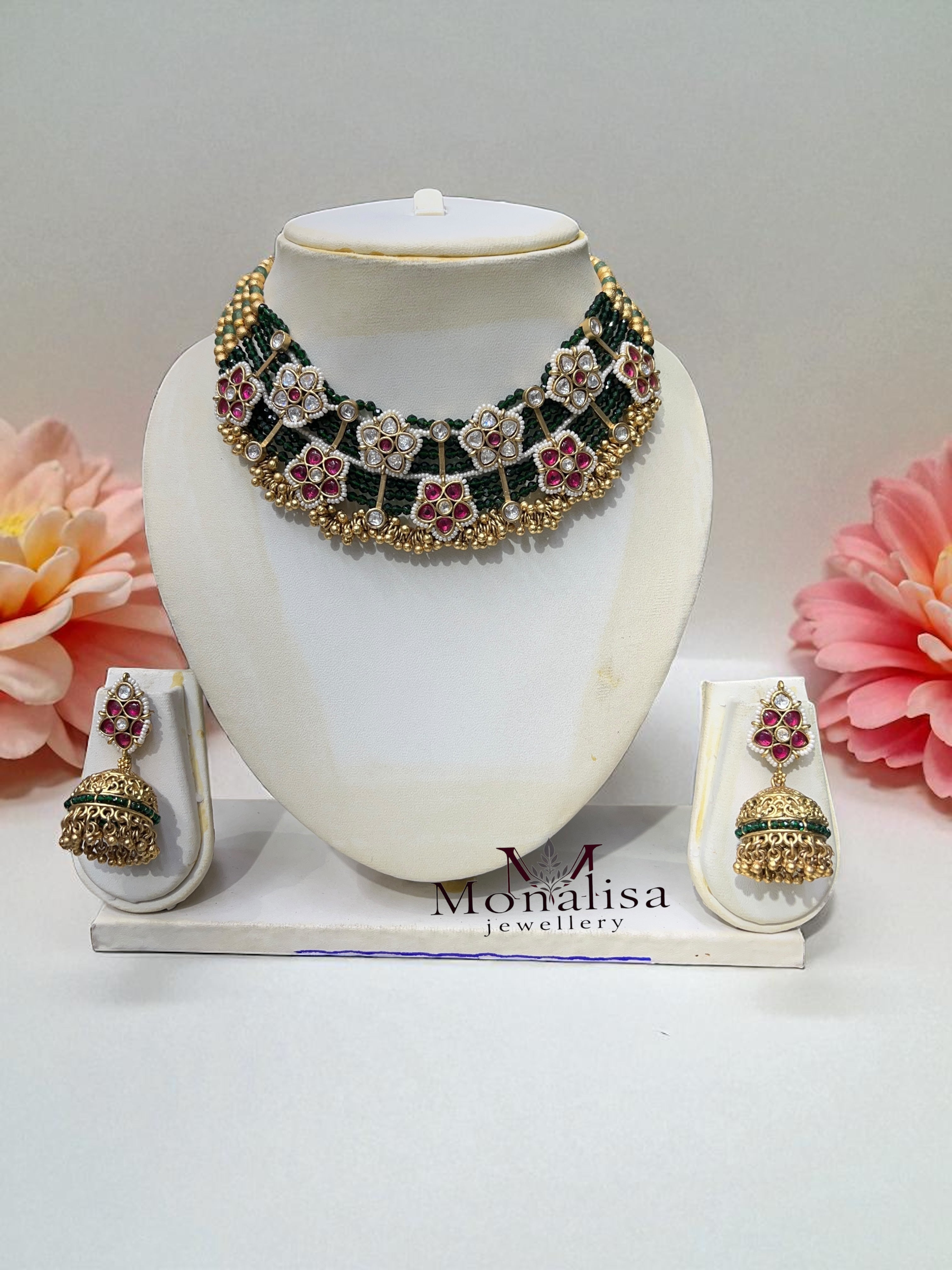 Brinda Antique Designer Necklace Set