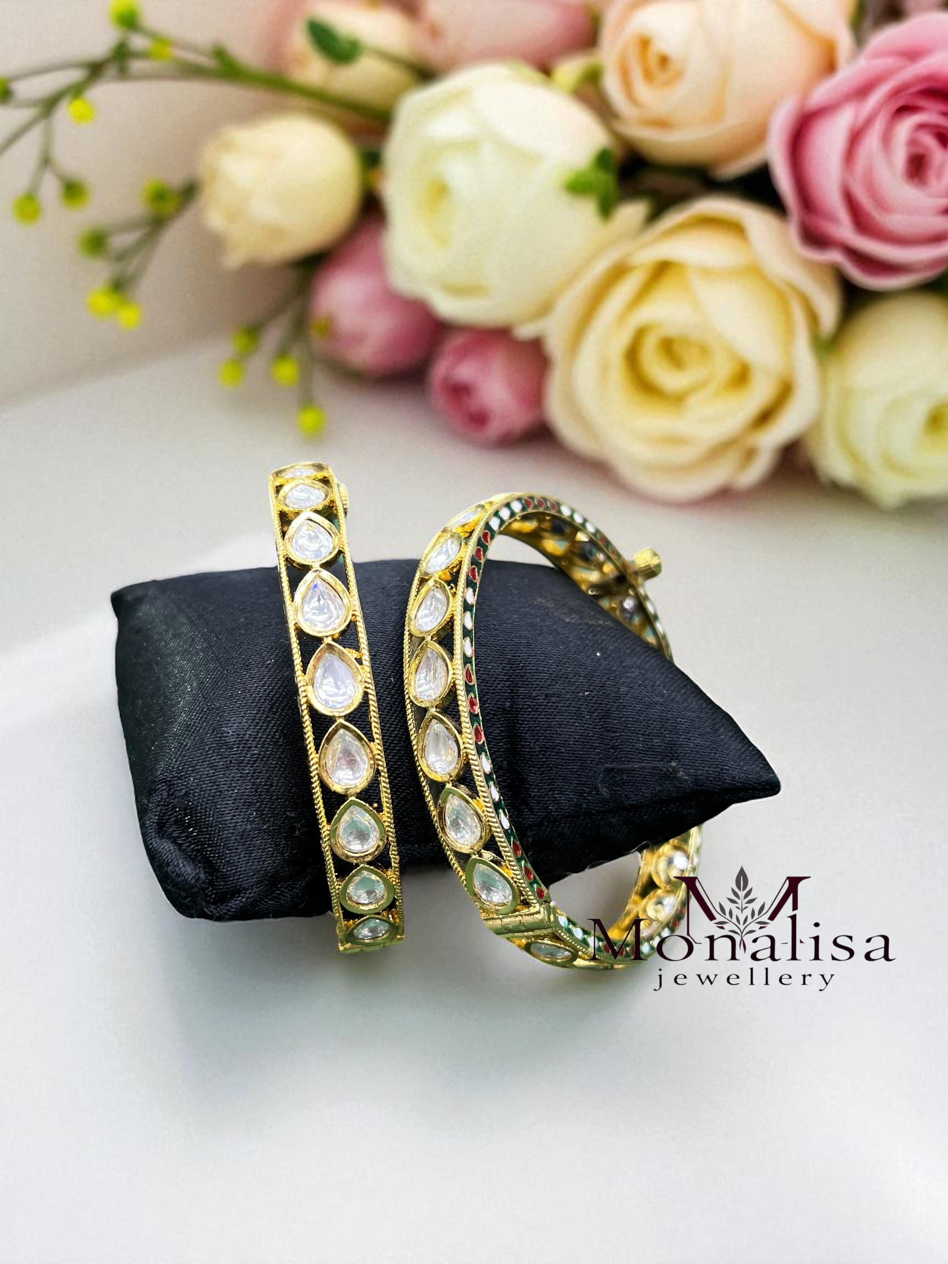 Janaki Polki Designer Bangles