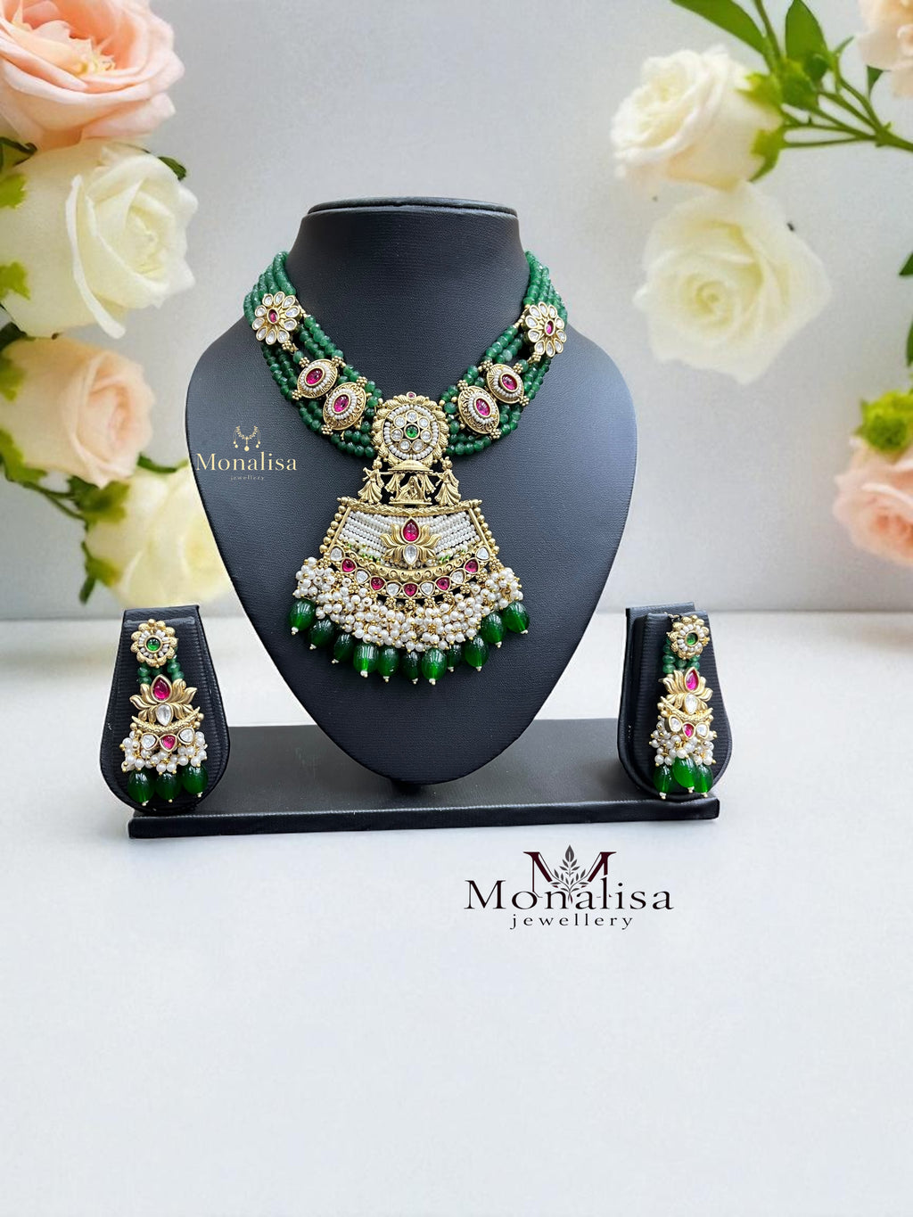 Idrani Antique Designer Necklace Set