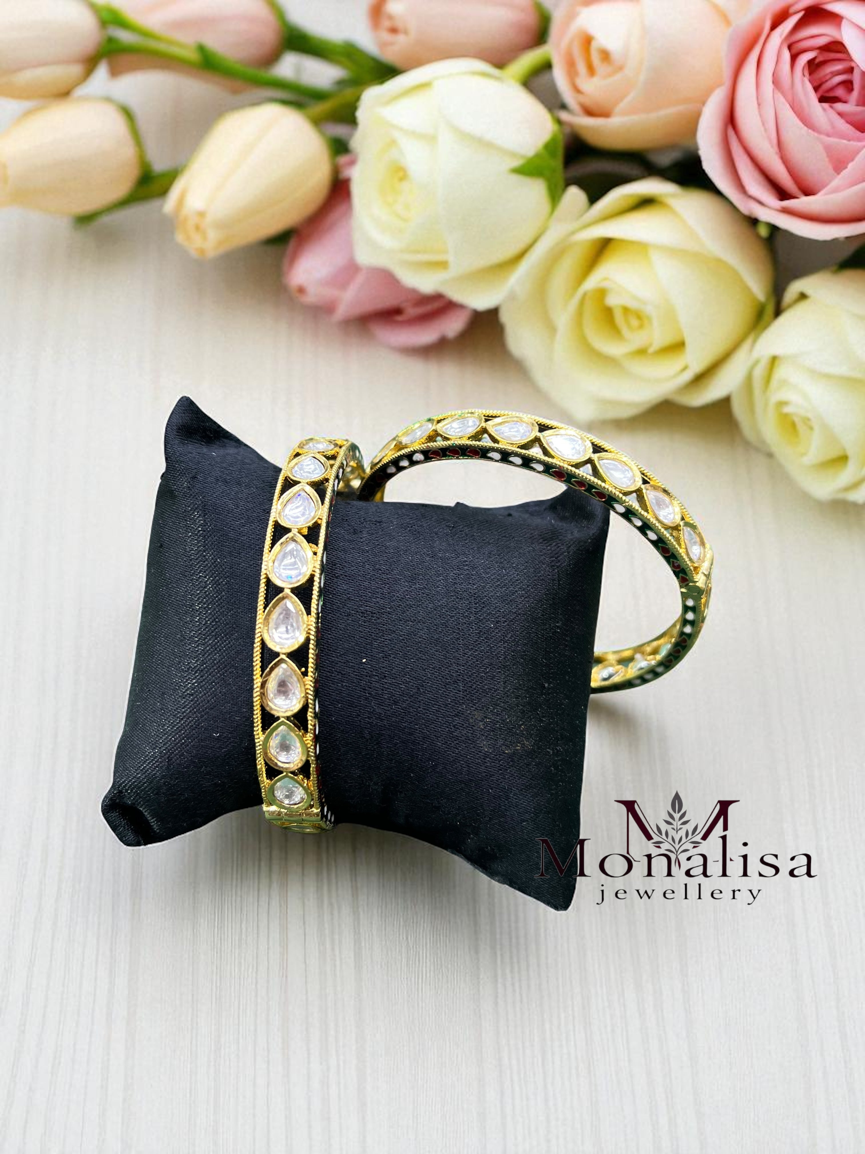 Janaki Polki Designer Bangles