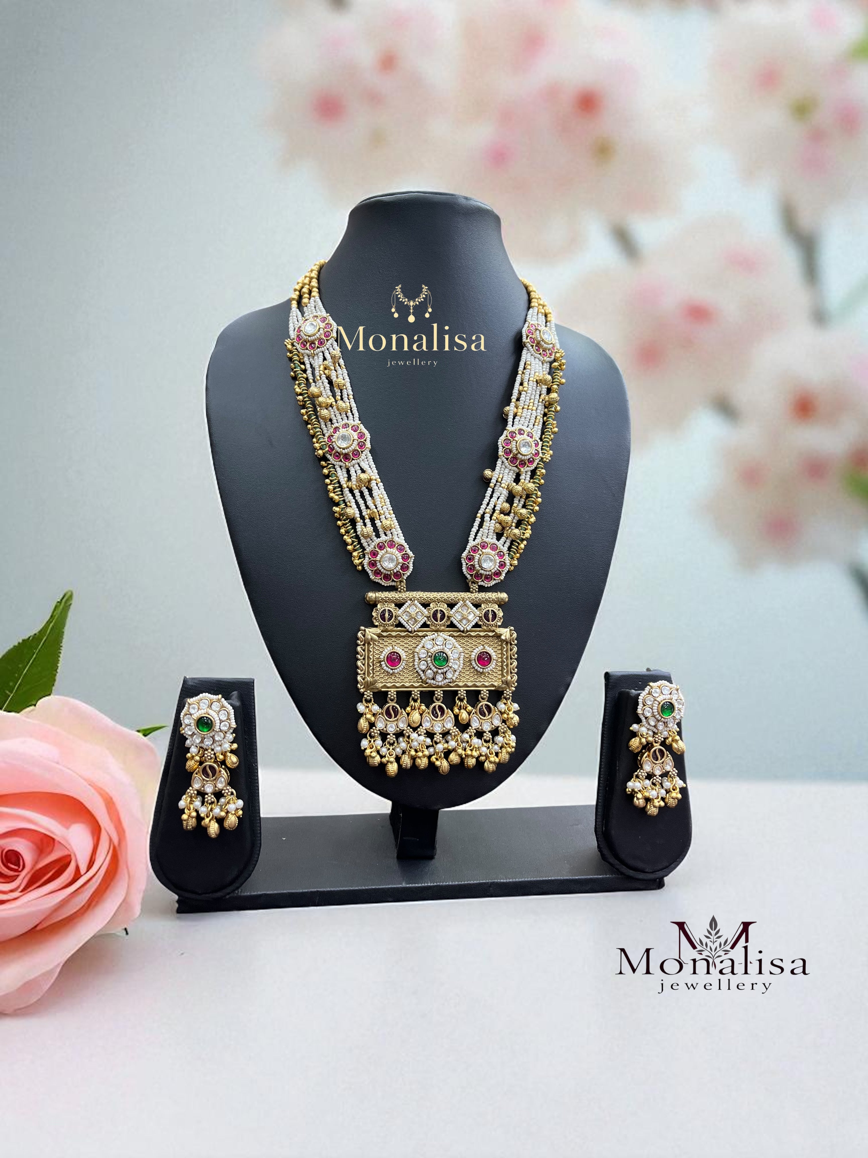 Harishri Antique Designer Long Necklace
