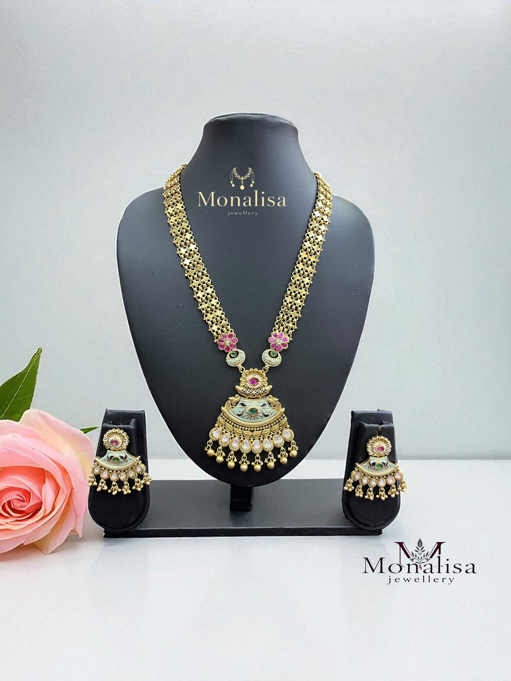 Sagari Antique Designer Long Necklace