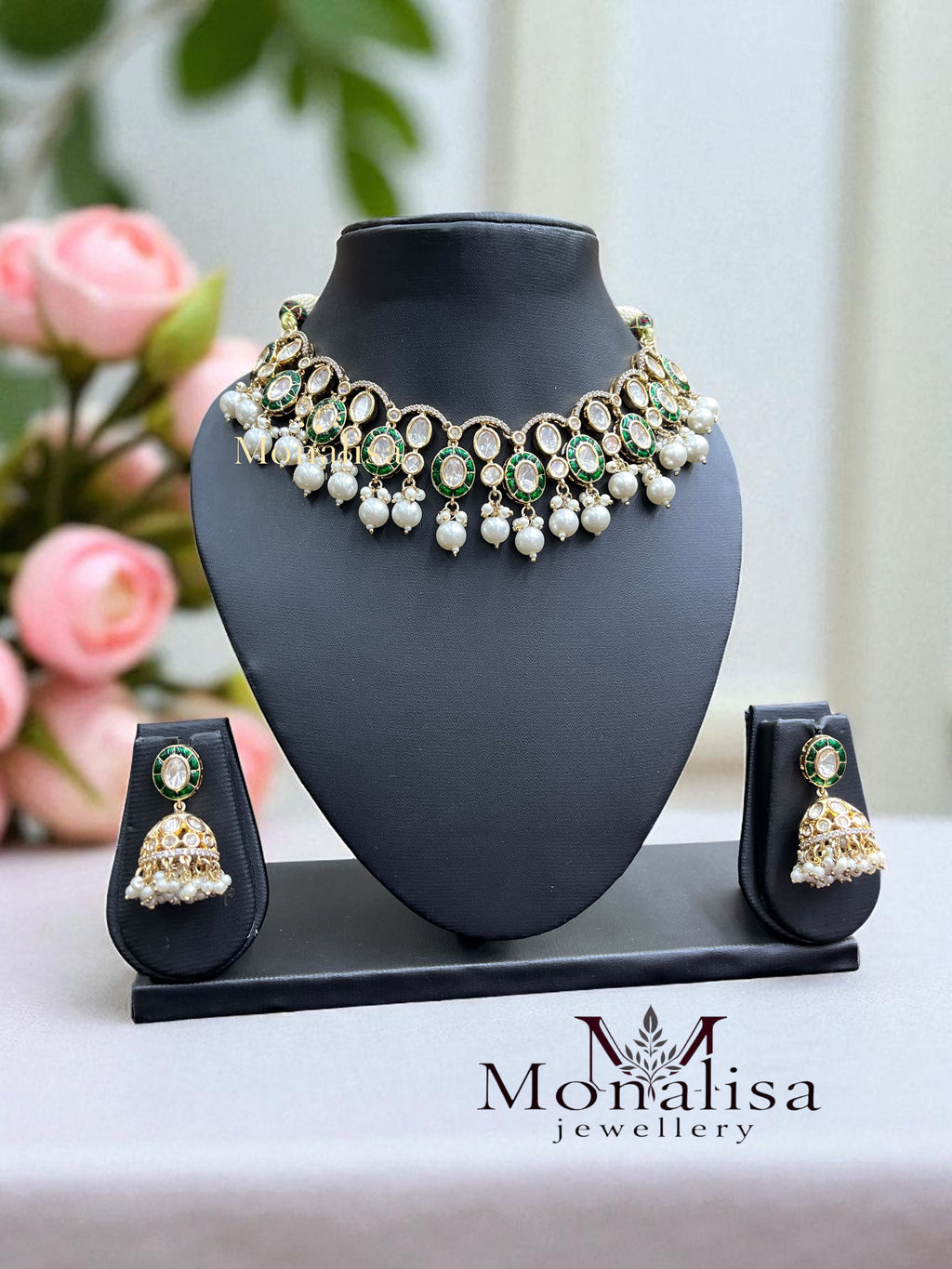 Saryu Polki Designer Necklace Set