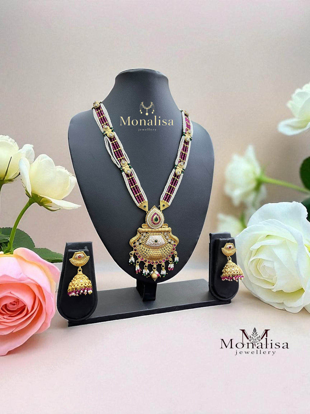 Smriti Antique Designer Long Necklace