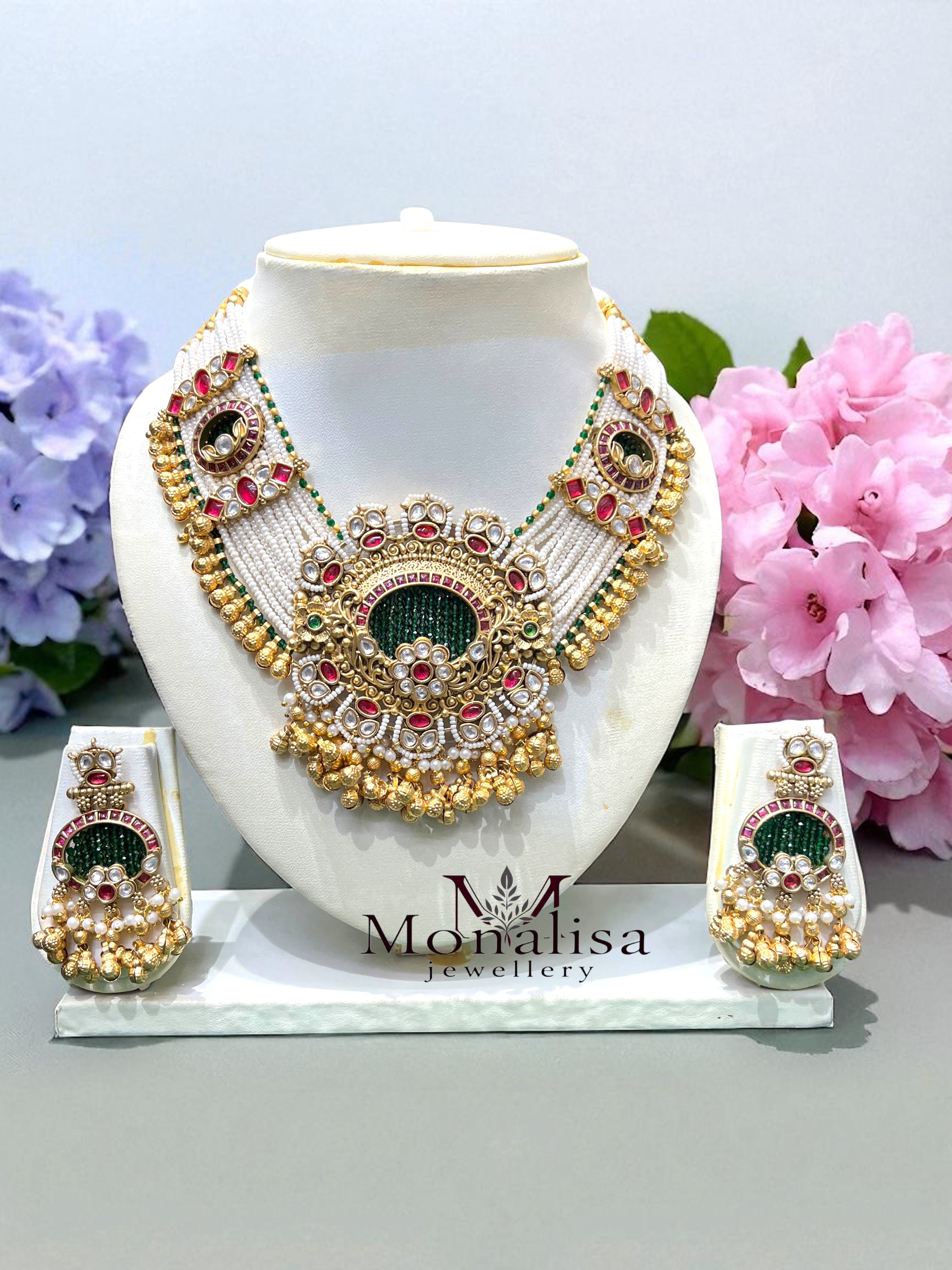 Megha Antique Designer Necklace Set