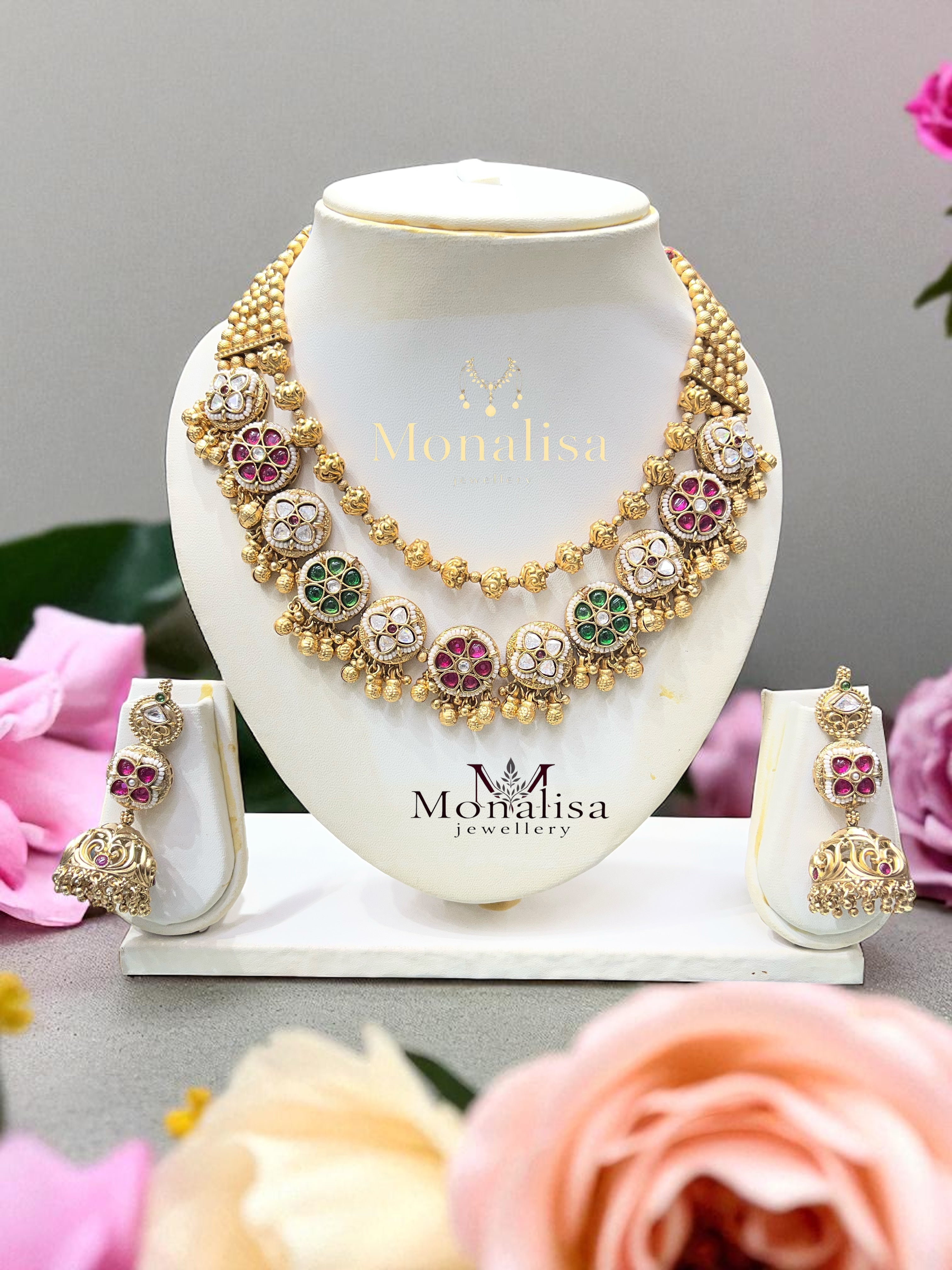 Vibha Antique Designer Necklace Set