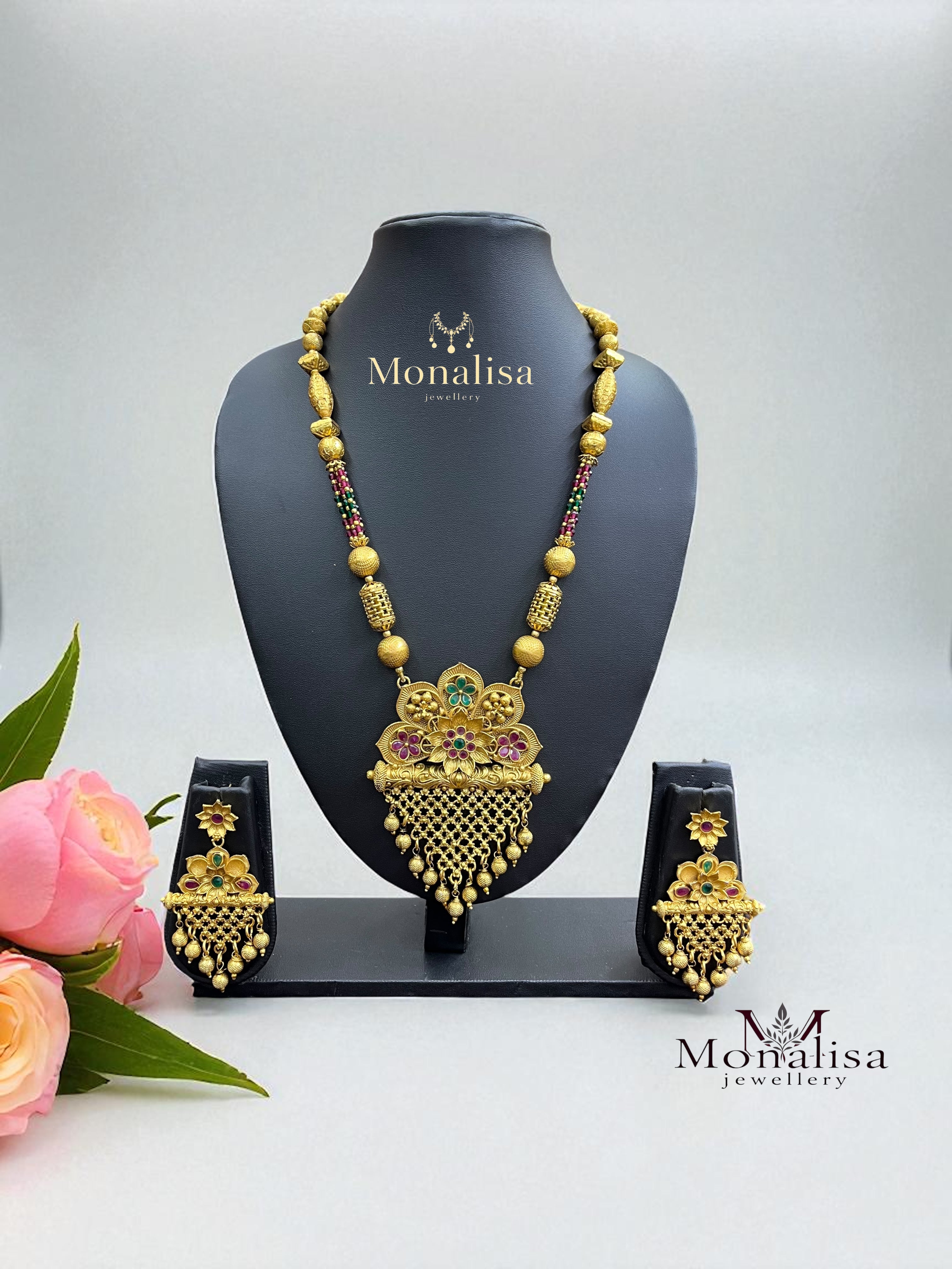 Pratibha Antique Designer Long Necklace