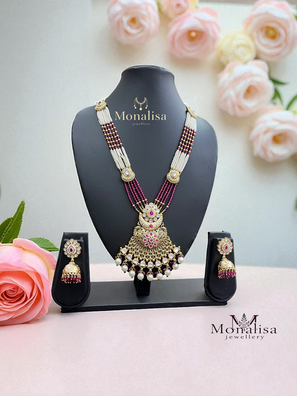 Parvini Antique Designer Long Necklace