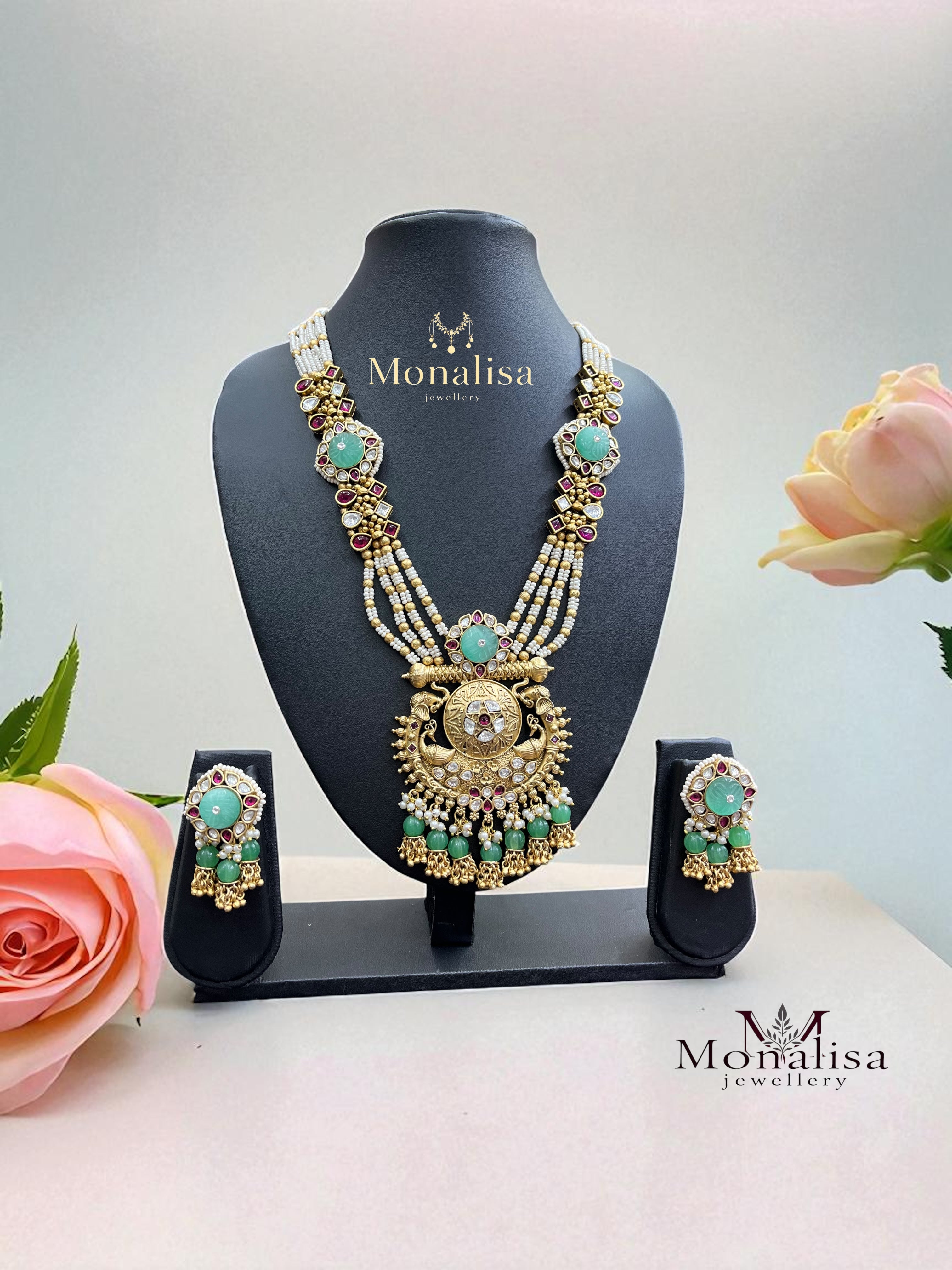 Manna Antique Designer Long Necklace