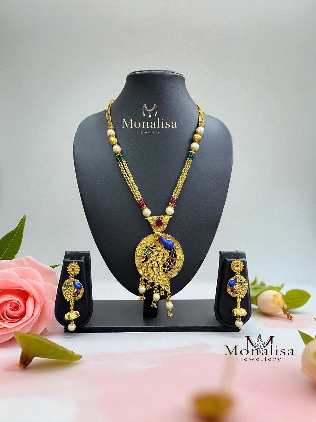 Mayuri Antique Designer Long Necklace