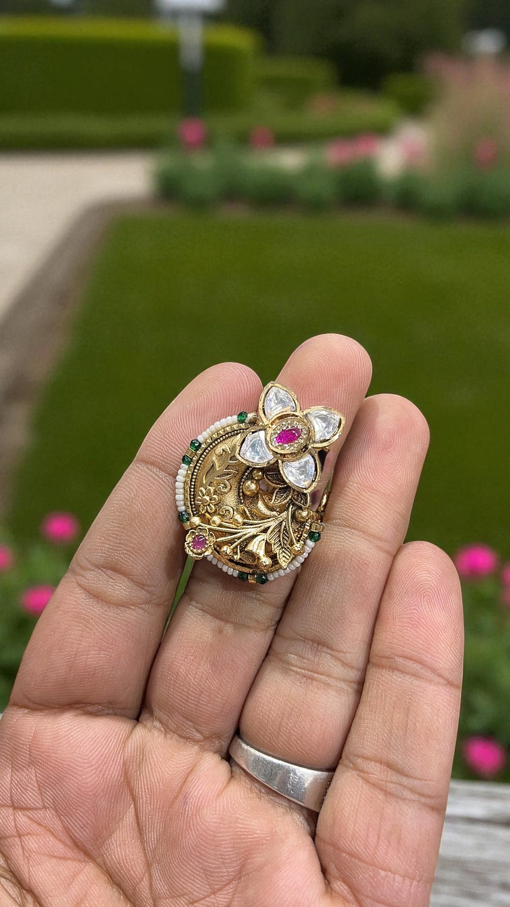 Pragya Antique Designer Ring