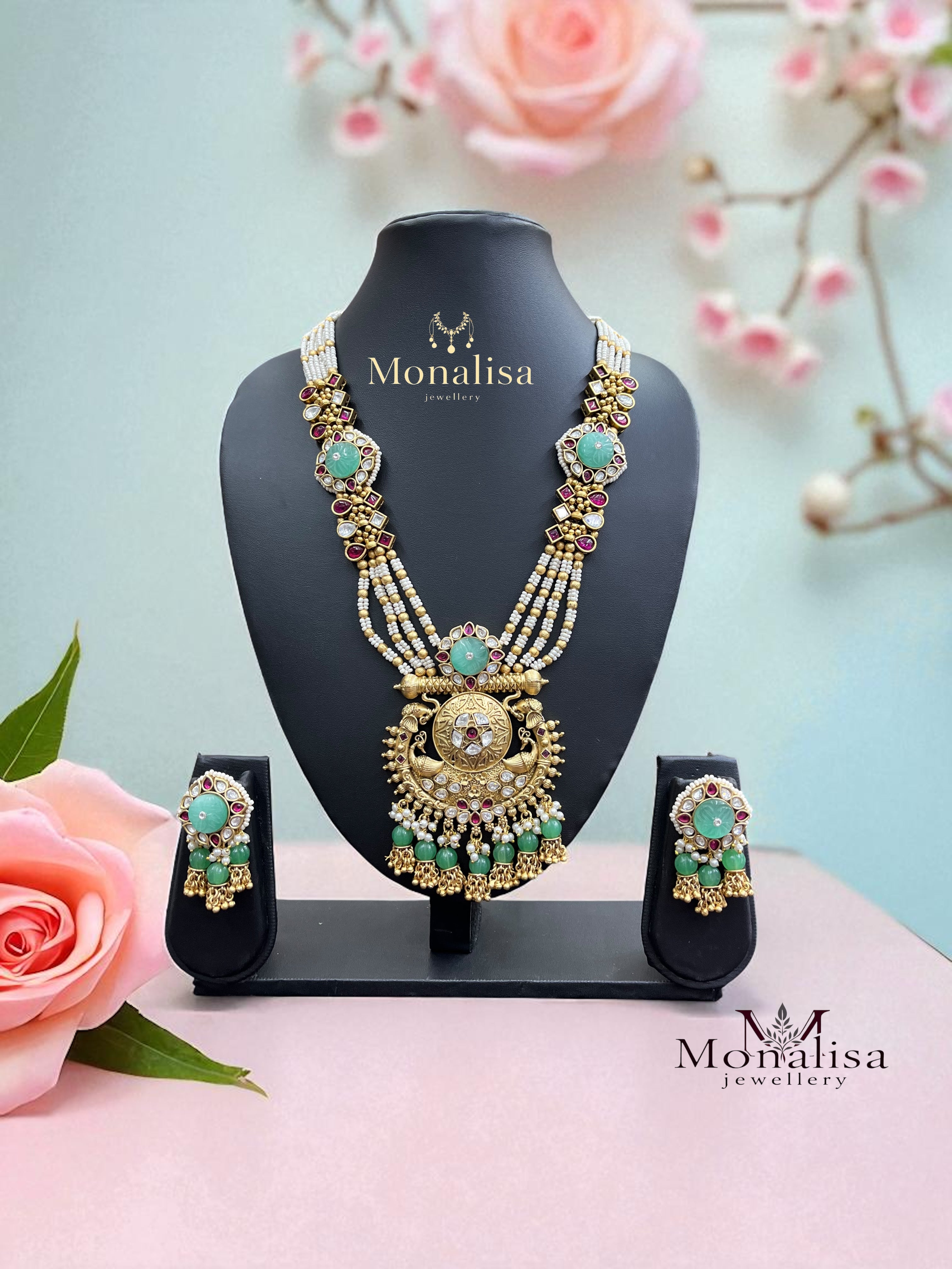 Manna Antique Designer Long Necklace
