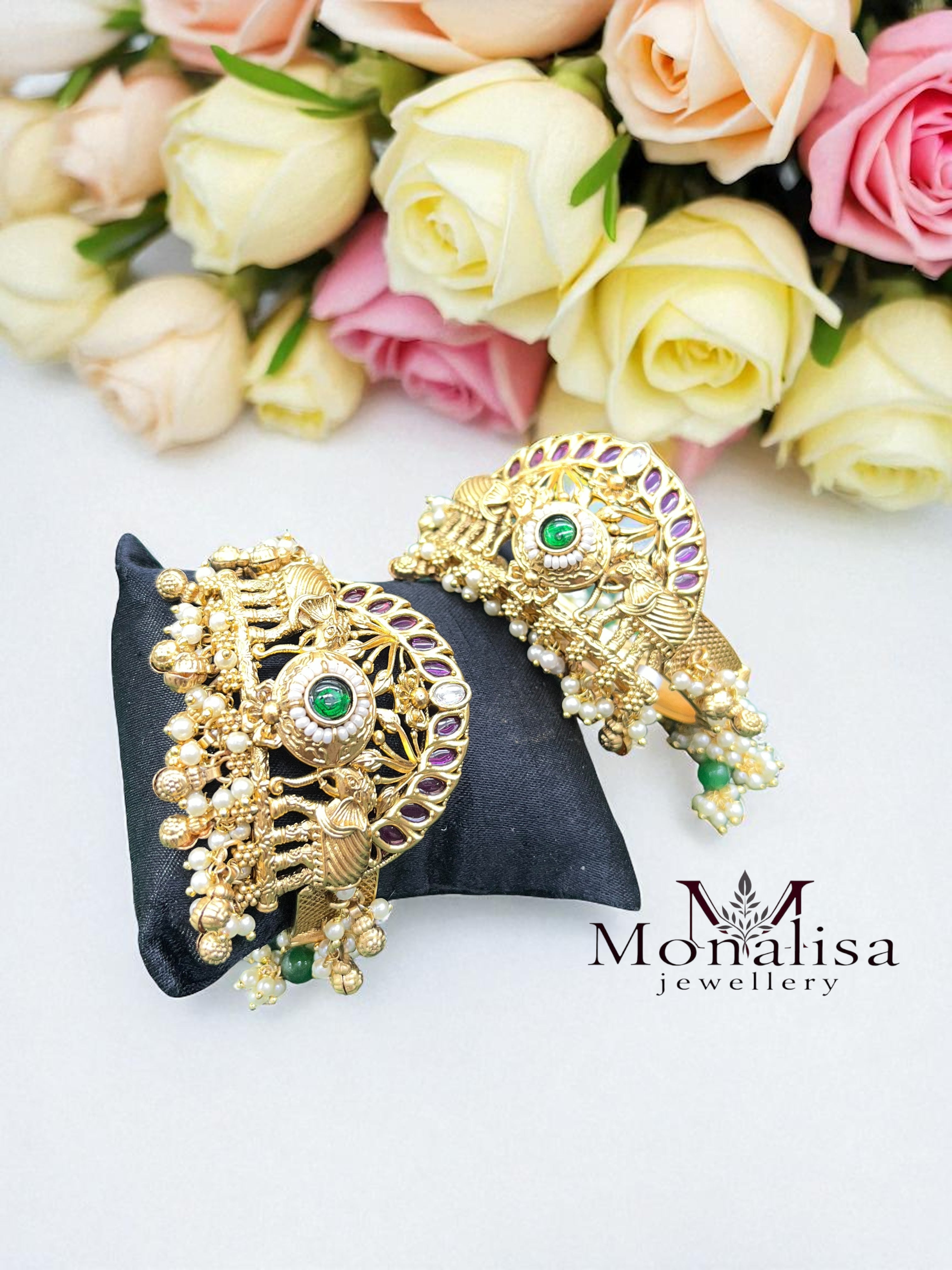 Smita Jhumka Antique Designer Bangles