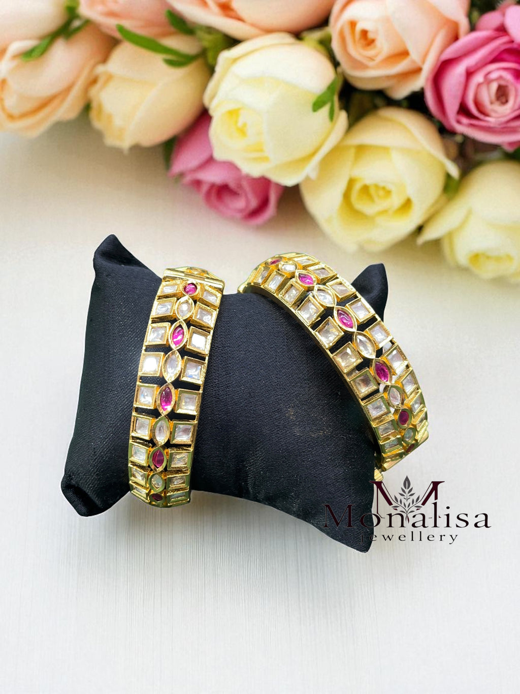 Sejal Polki Designer Bangles
