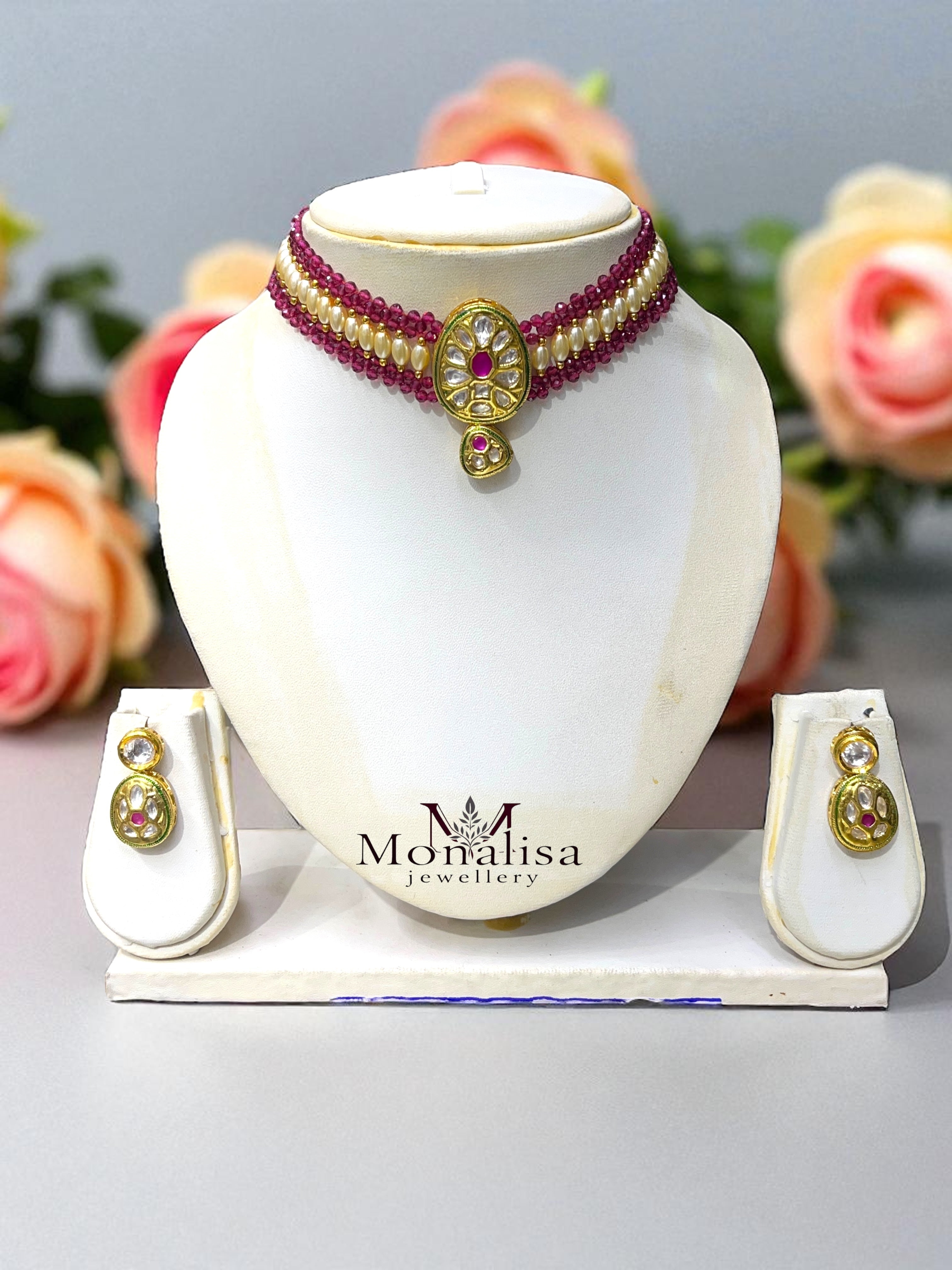 Gargi Antique Designer choker Set