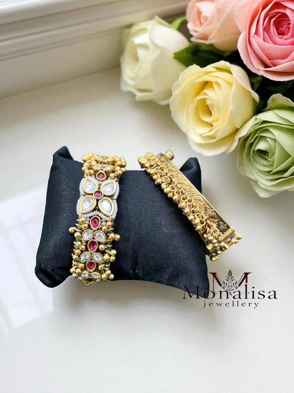 Pallavi Jhumki Antique Designer Bangles