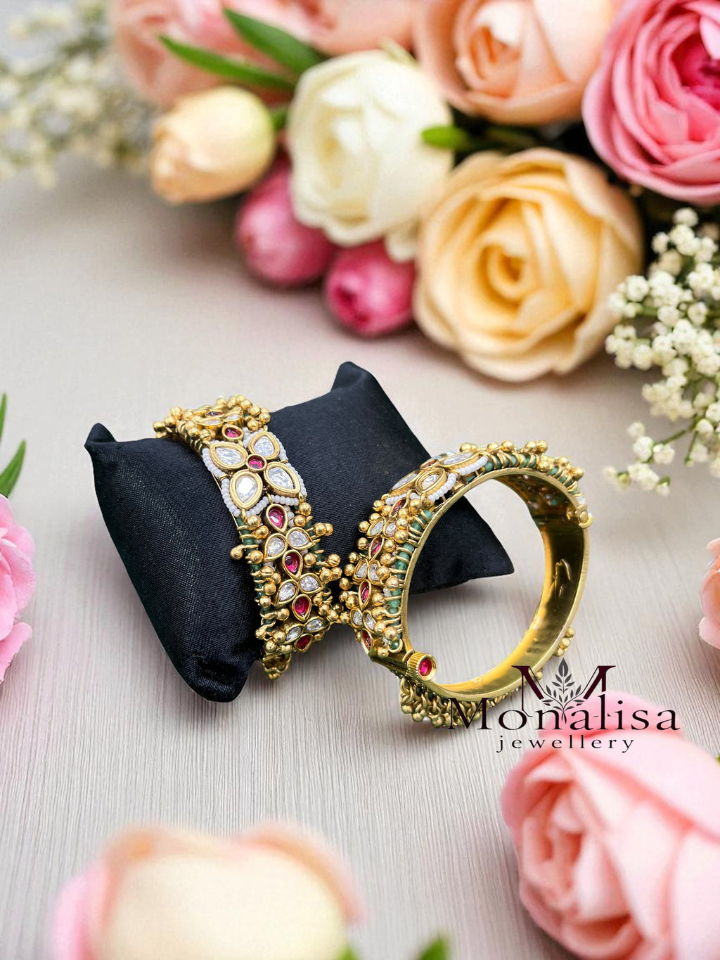 Pallavi Jhumki Antique Designer Bangles