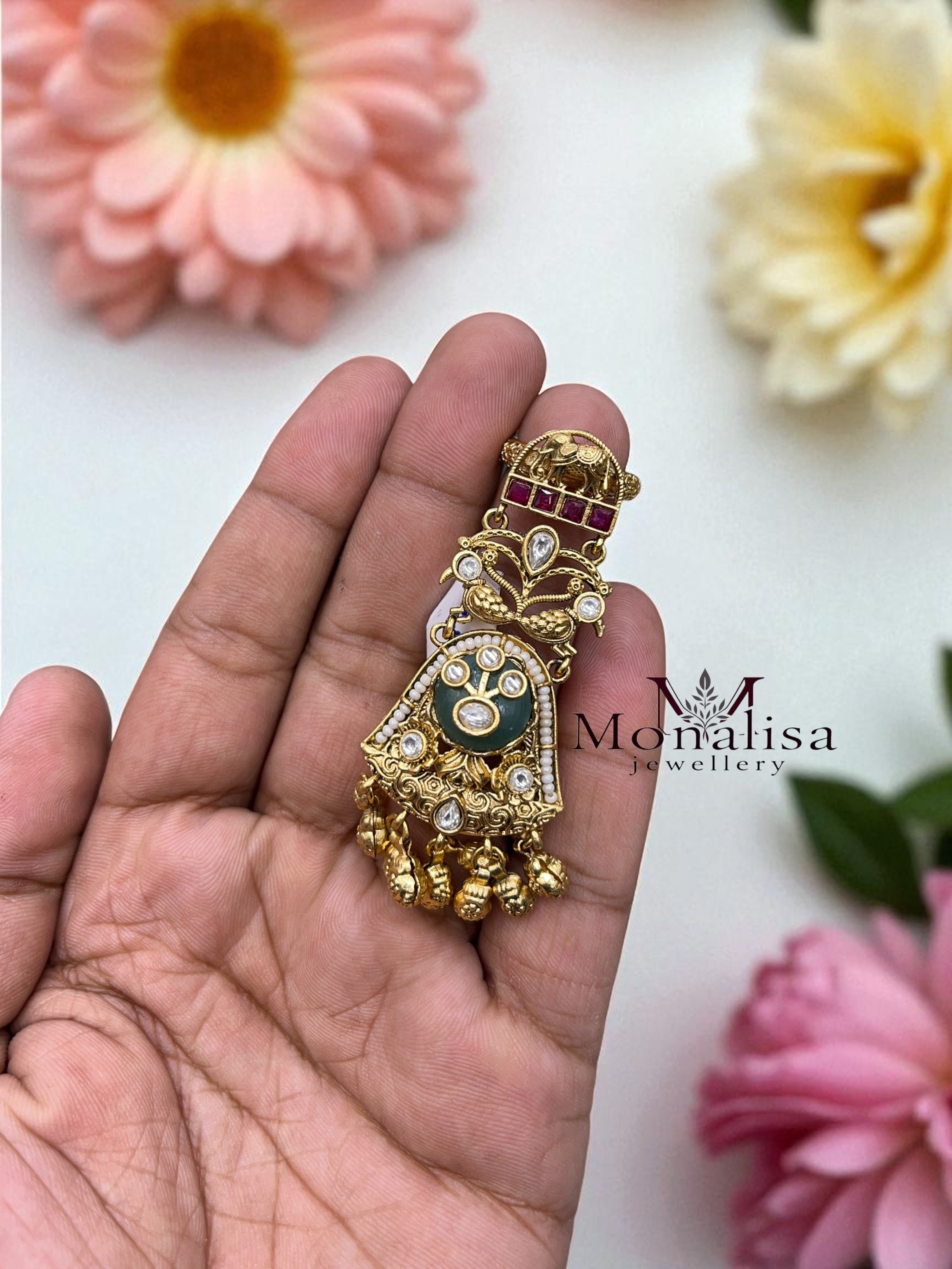Keshi Full Finger Designer Ring