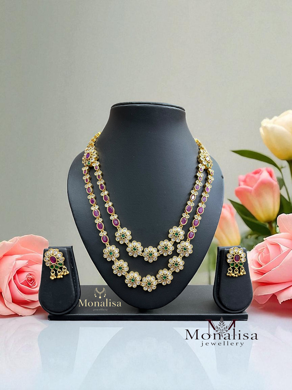 Khusila Antique Designer Necklace Set