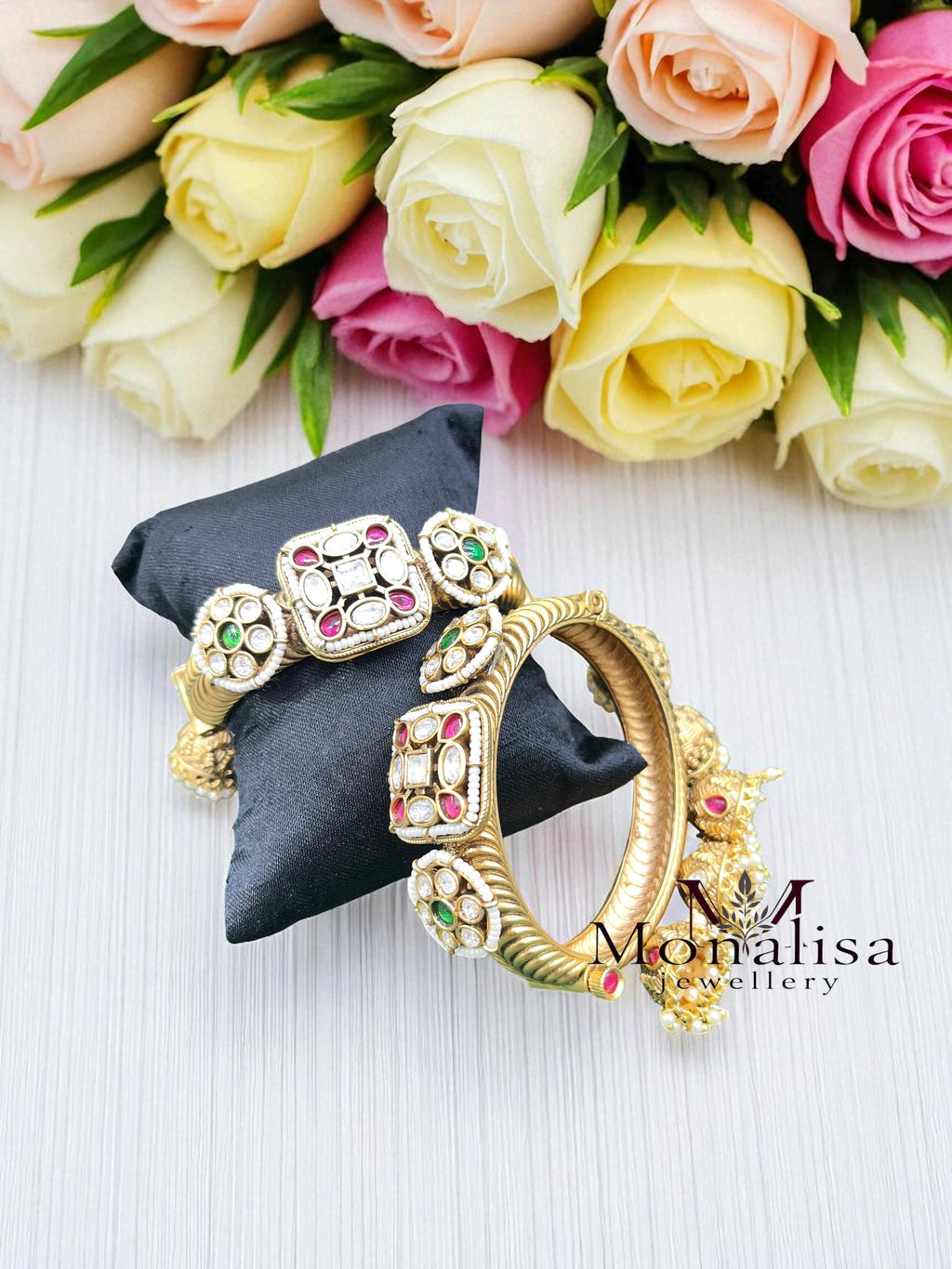 Suchitra Jhumki Antique Designer Bangles