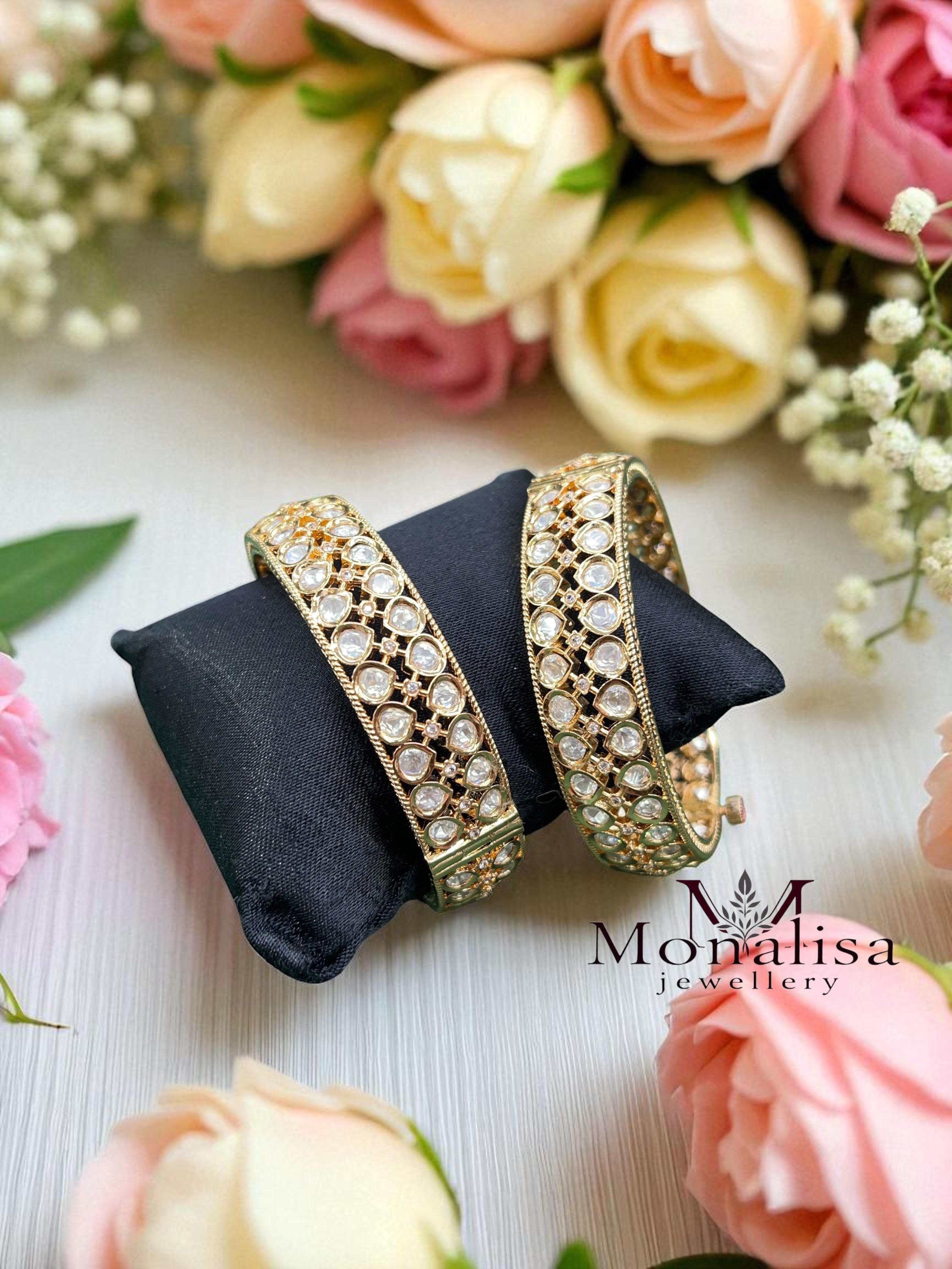 Mishti Polki Designer Bangles