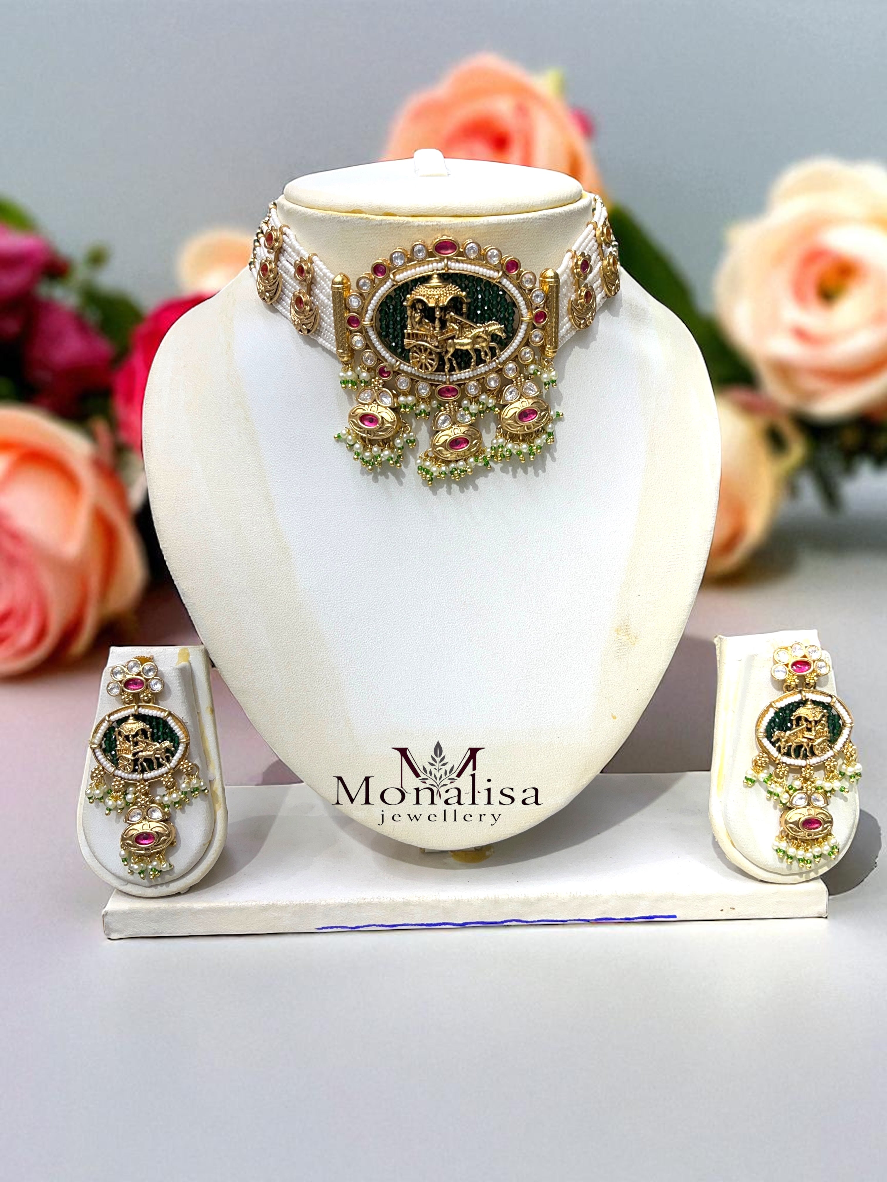 Miraya Antique Designer Choker Set