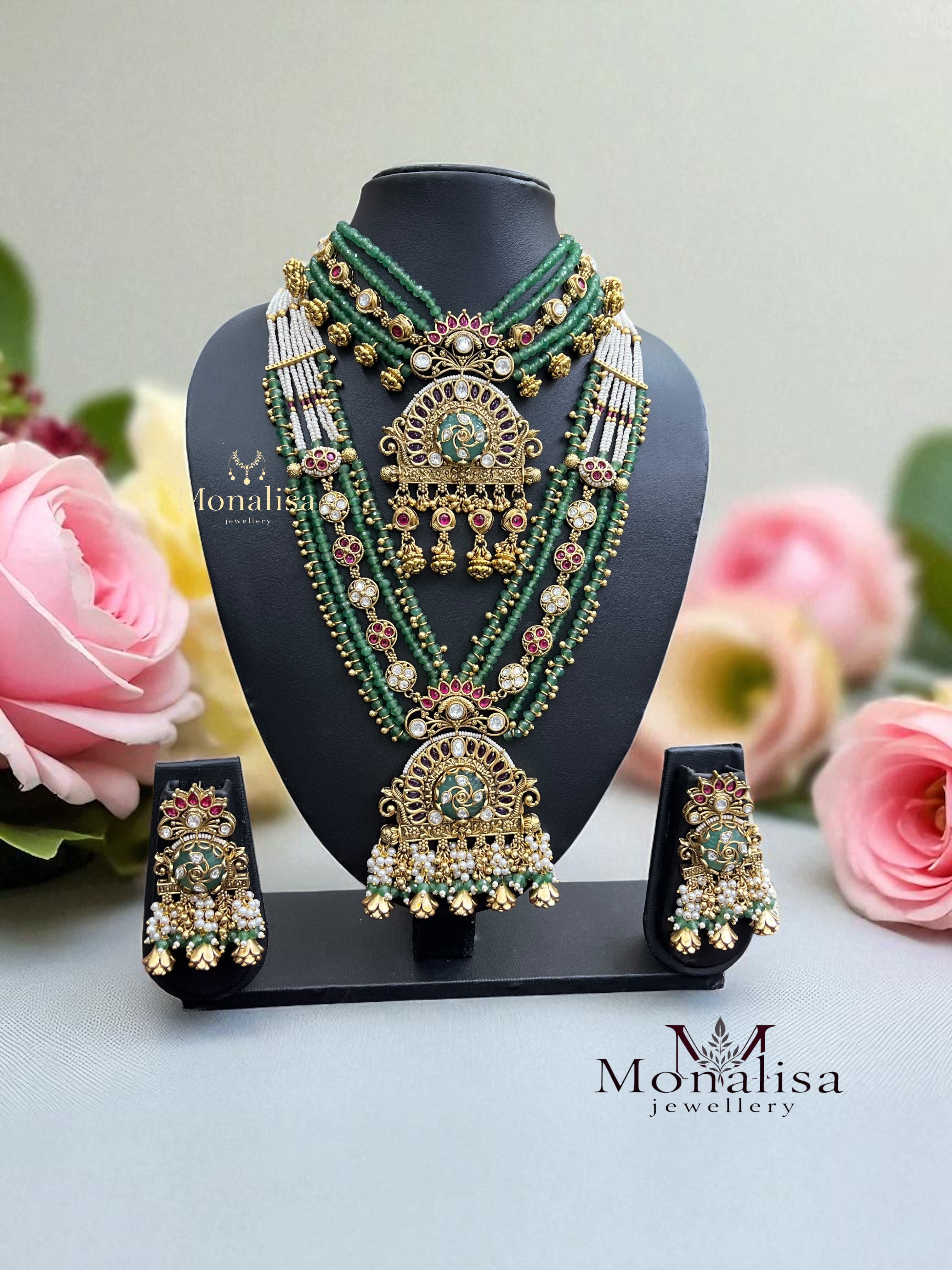 Riddhi siddhi Antique Designer Bridal set