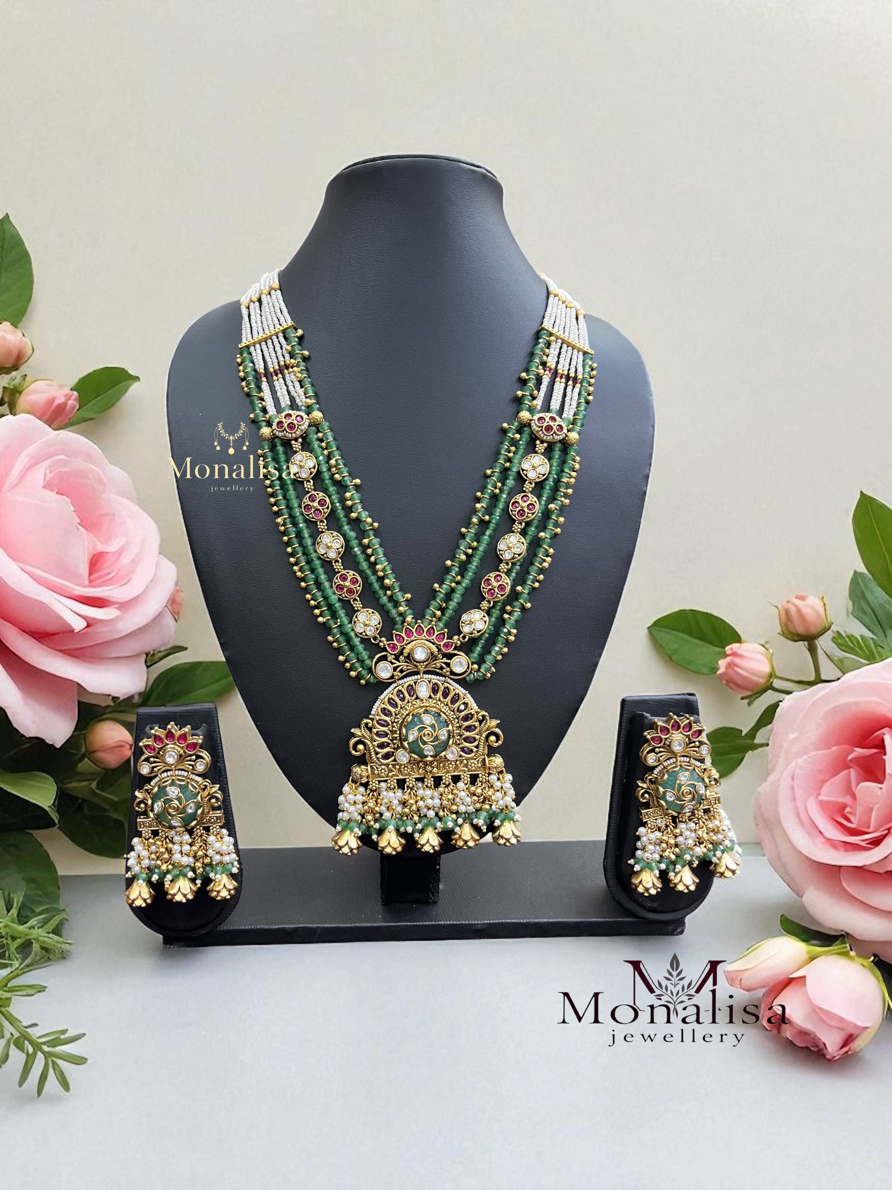 Bibha Antique Designer Long Necklace