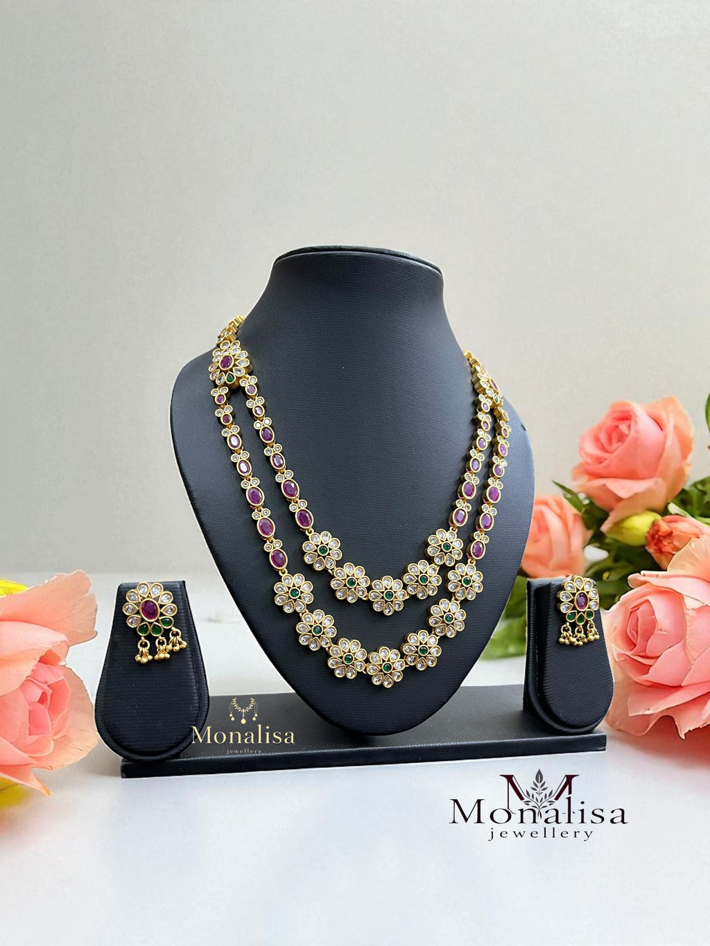 Khusila Antique Designer Necklace Set
