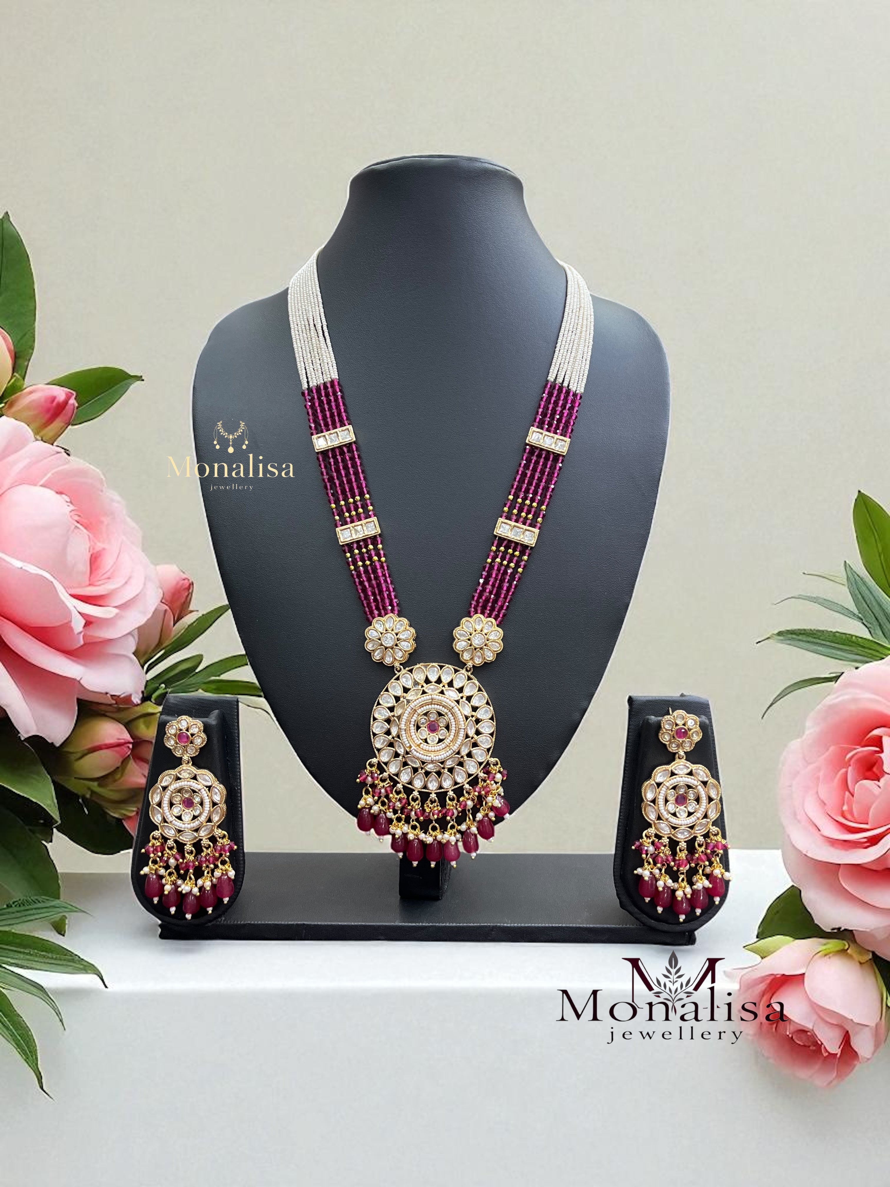 Vinsa Antique Designer Long Necklace
