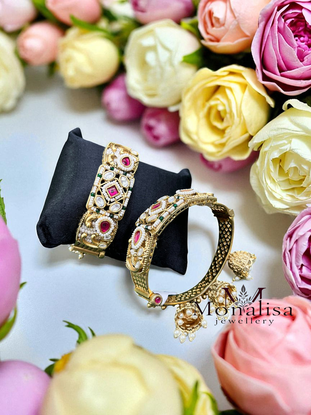 Neetu Jhumki Antique Designer Bangles