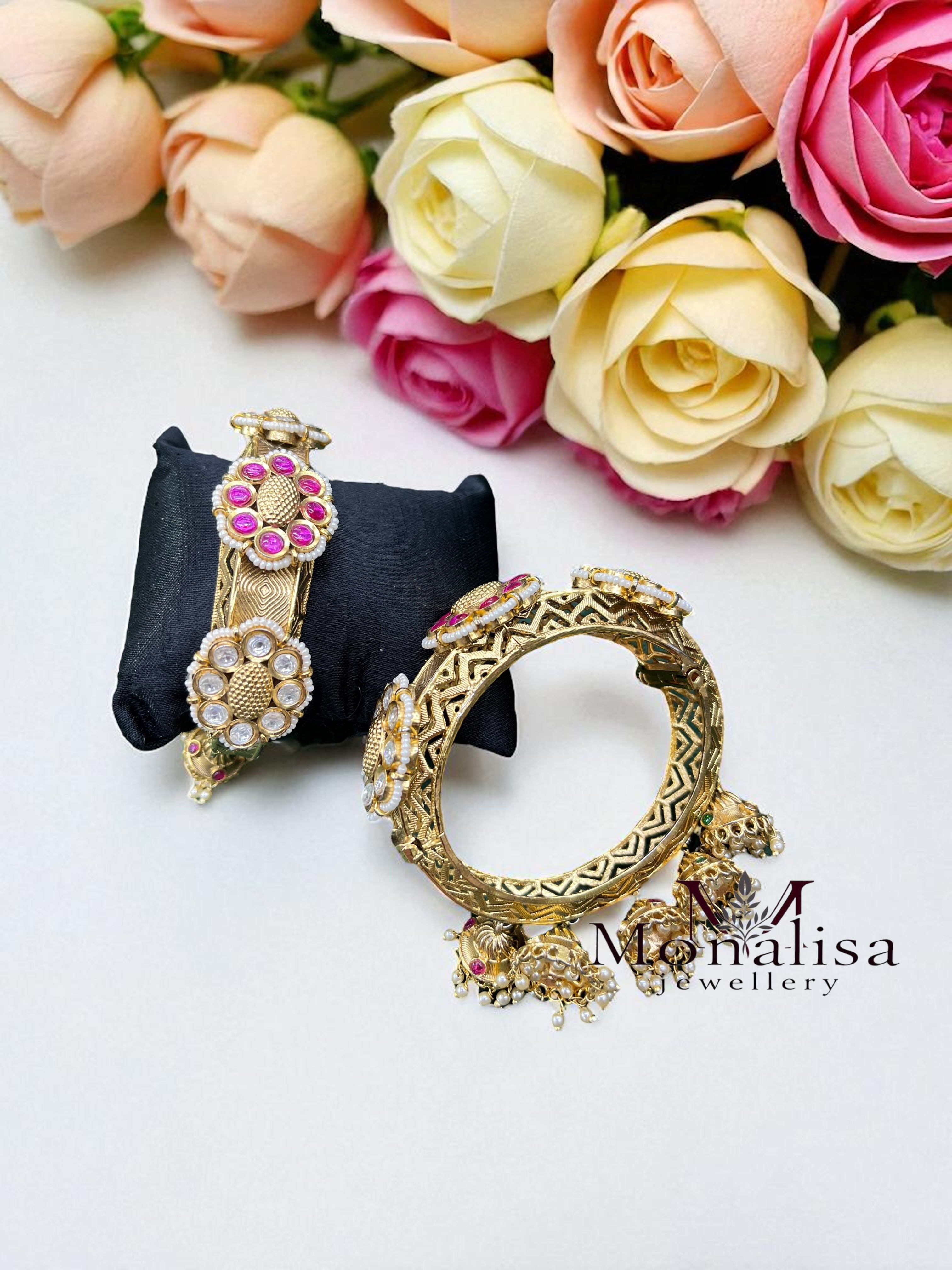 Gaurika Jhumki Antique Designer Bangles
