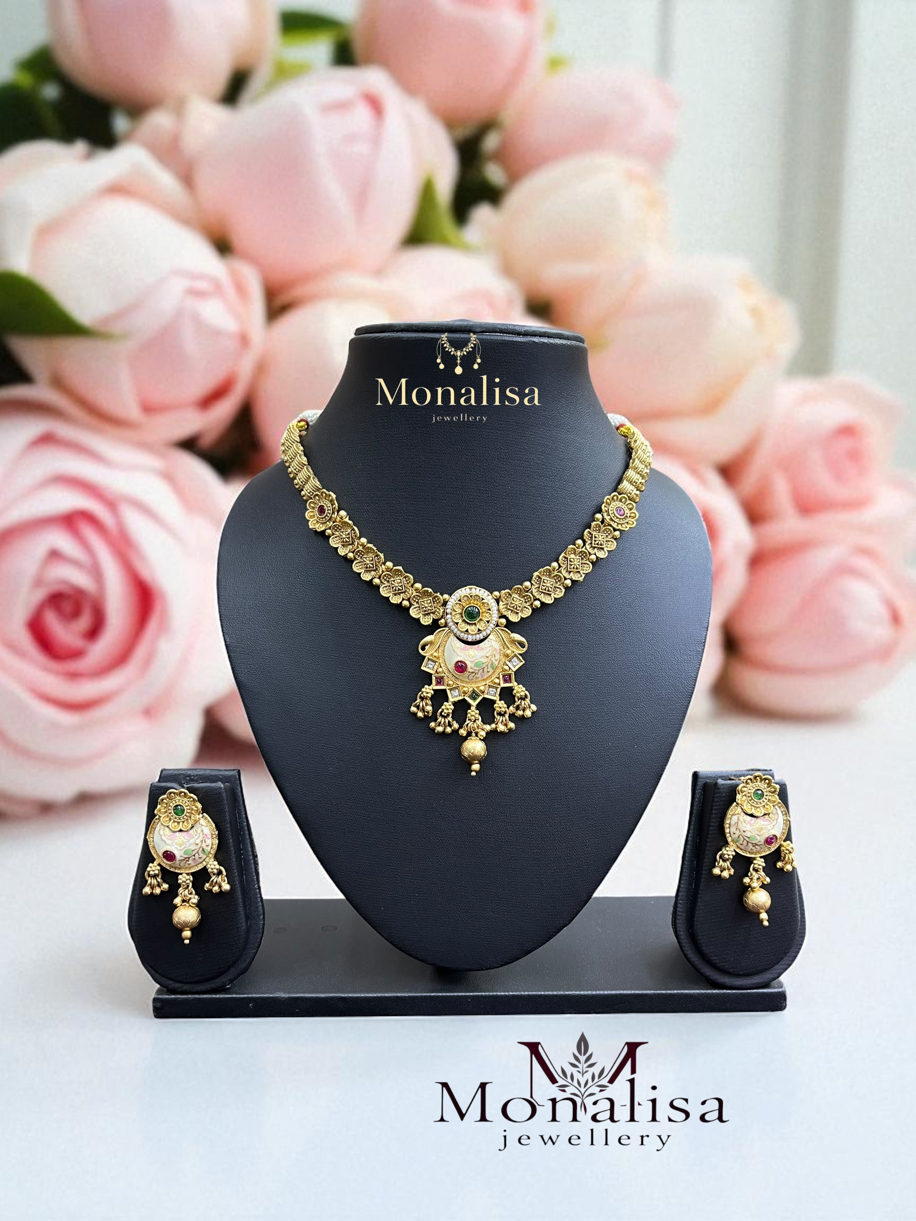 Komol Antique Designer Necklace Set
