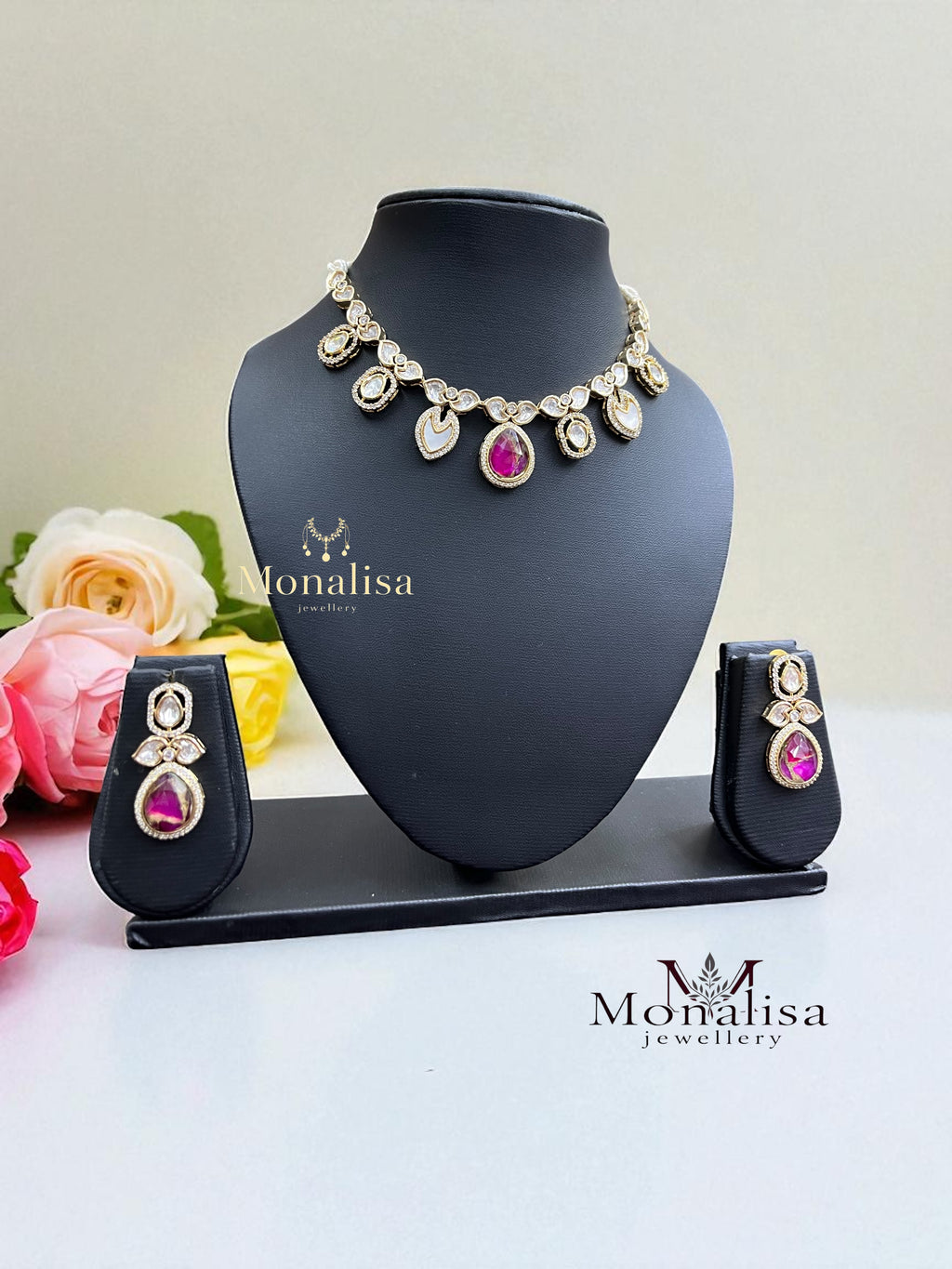 Bindhya Polki Designer Necklace Set