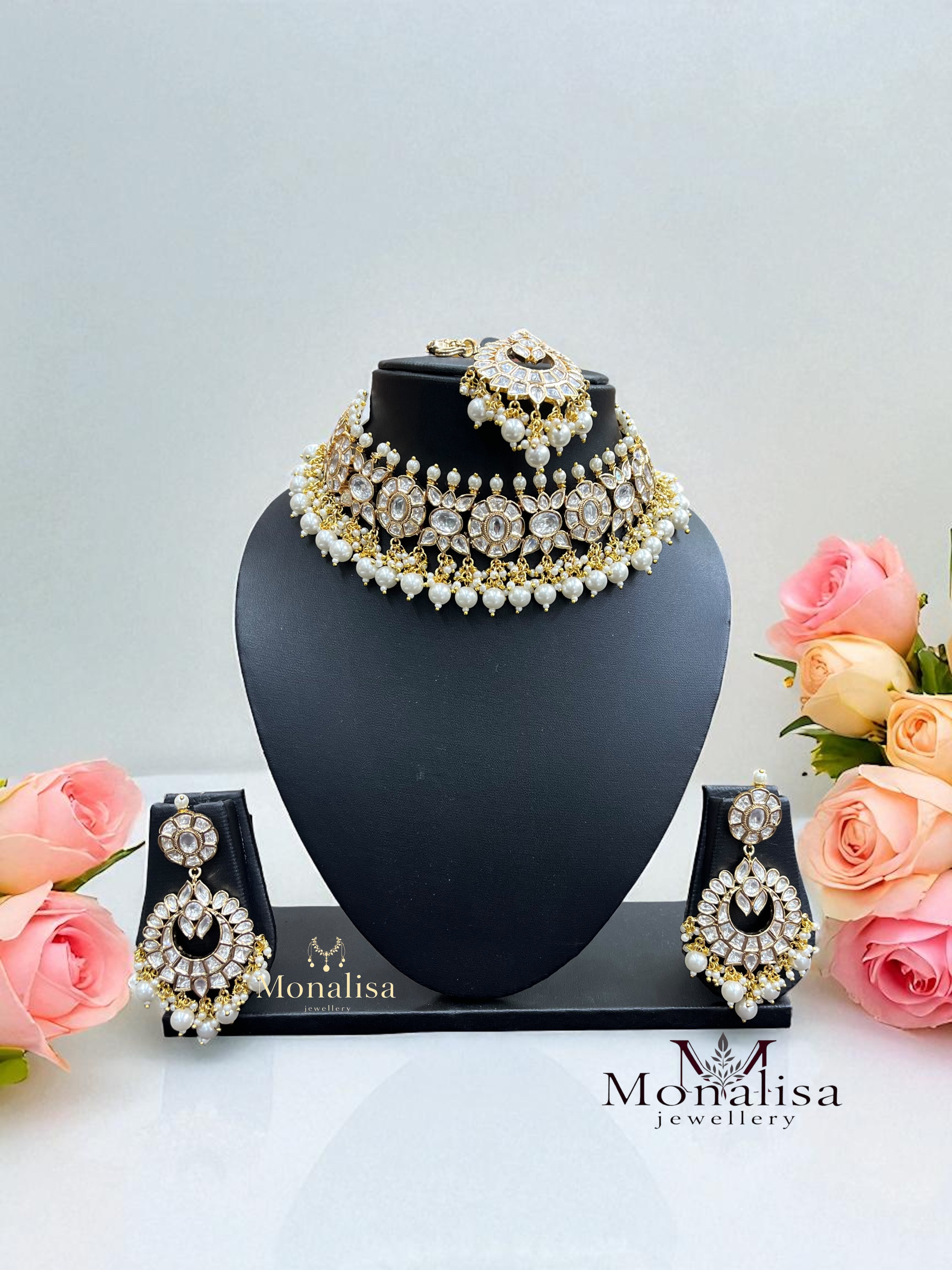 Samrta Polki Designer Necklace Set