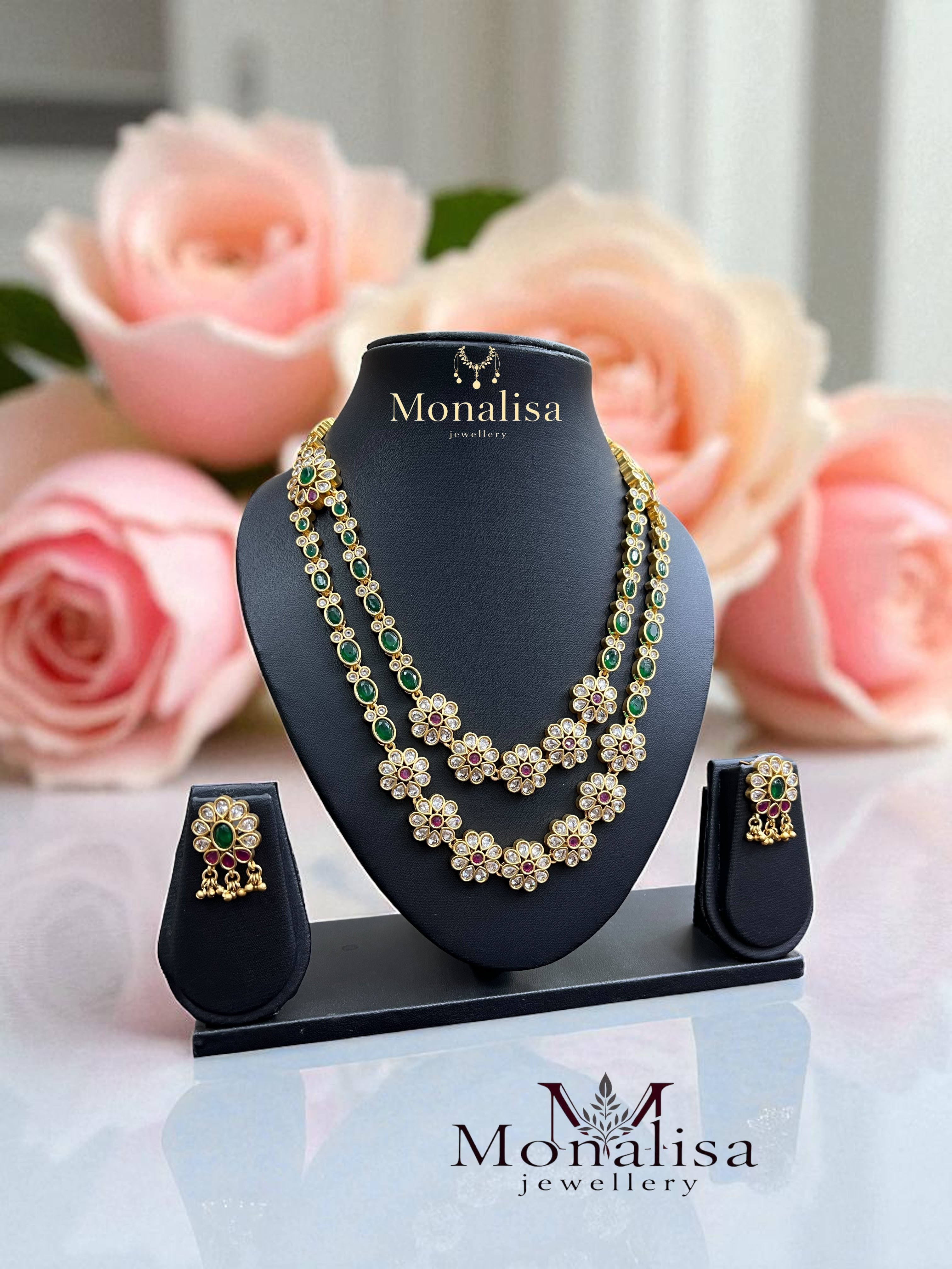 Khusila Antique Designer Necklace Set