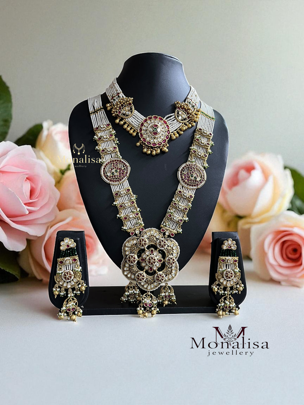 Rajwadi Antique Designer Bridal set