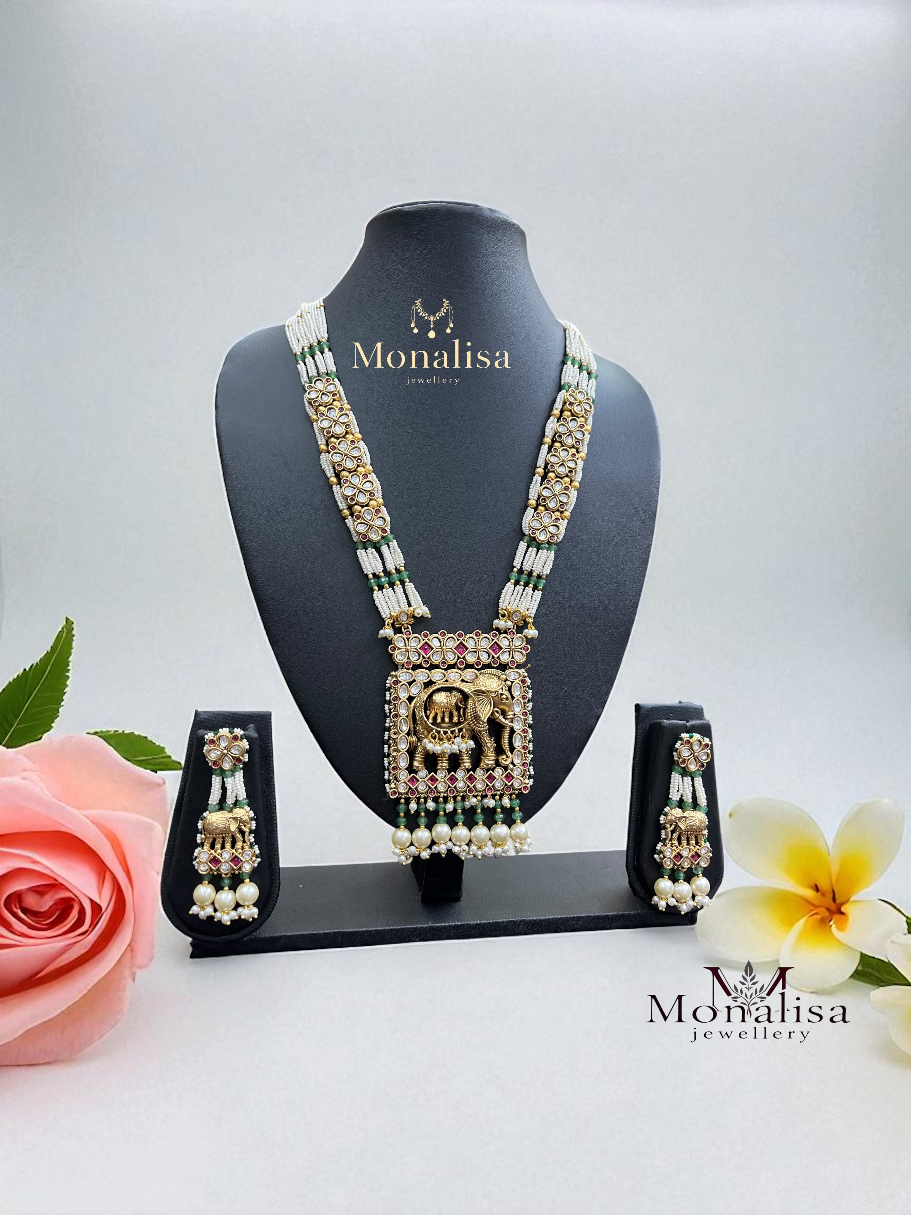 Pratigya Antique Designer Long Necklace