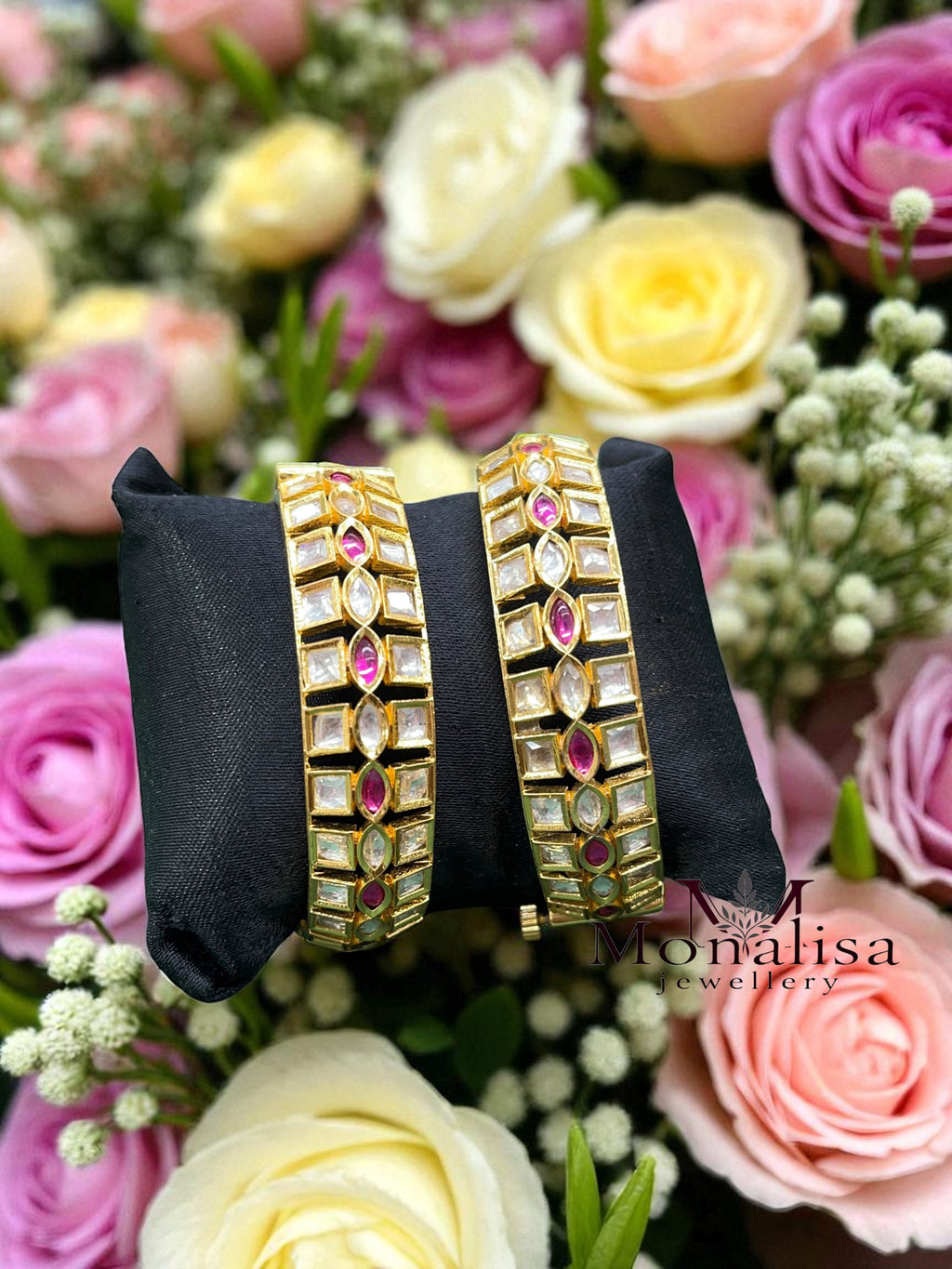 Sejal Polki Designer Bangles