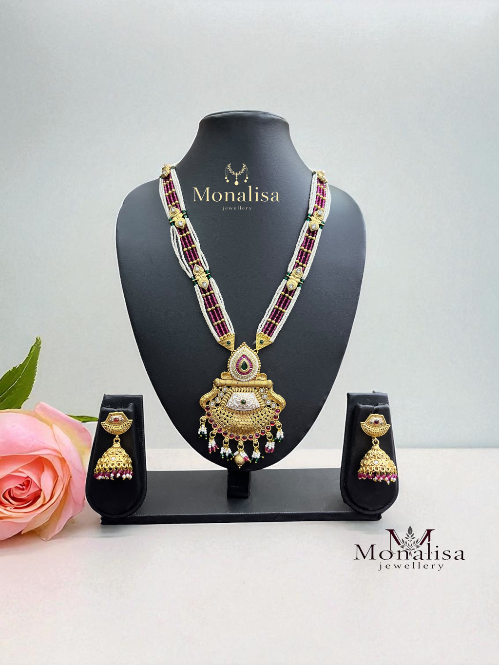 Smriti Antique Designer Long Necklace