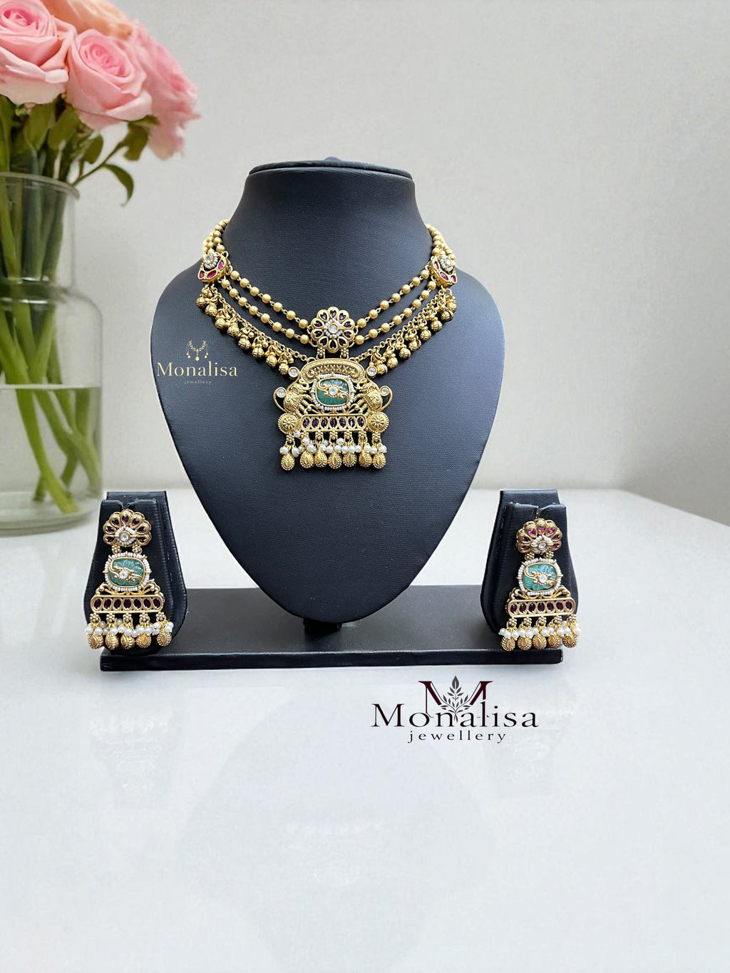 Viva Antique Designer Necklace Set
