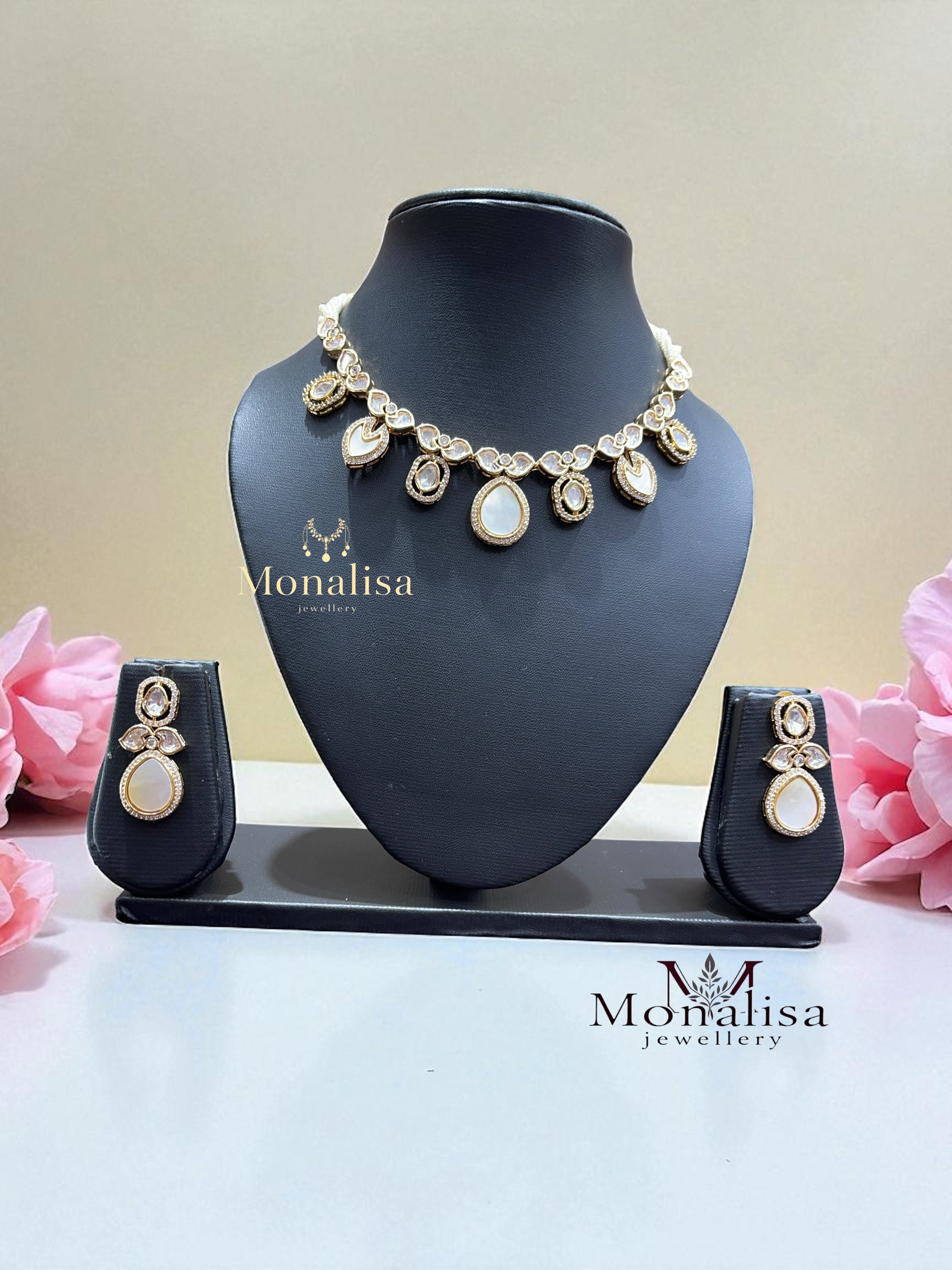 Bindhya Polki Designer Necklace Set