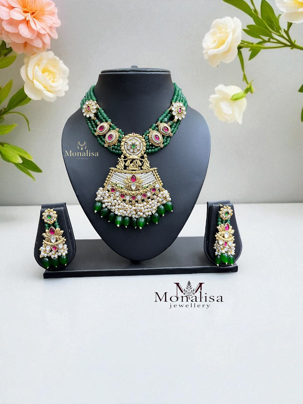 Idrani Antique Designer Necklace Set